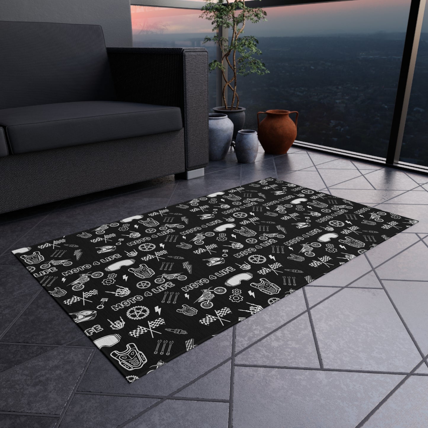 Moto 4 Life Outdoor/Indoor Rug