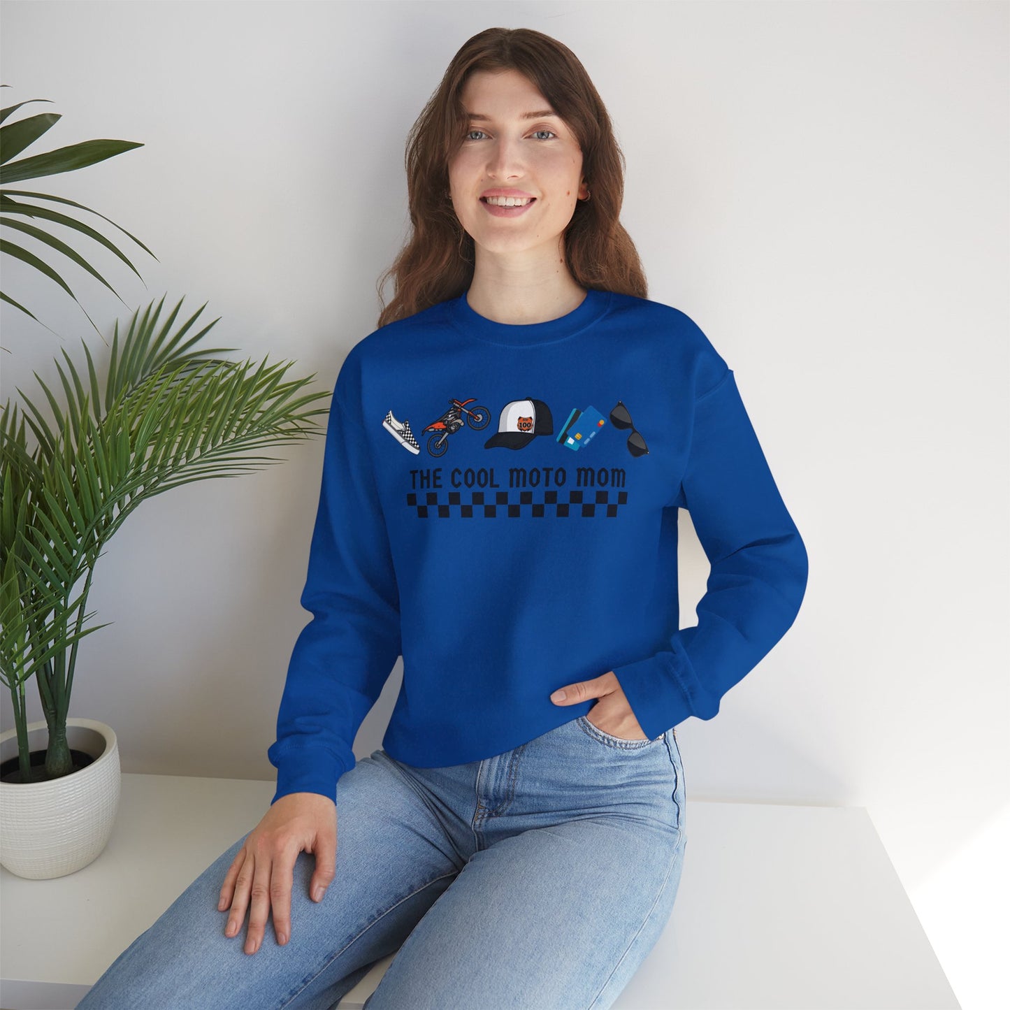 The Cool Moto Mom Custom Sweatshirt