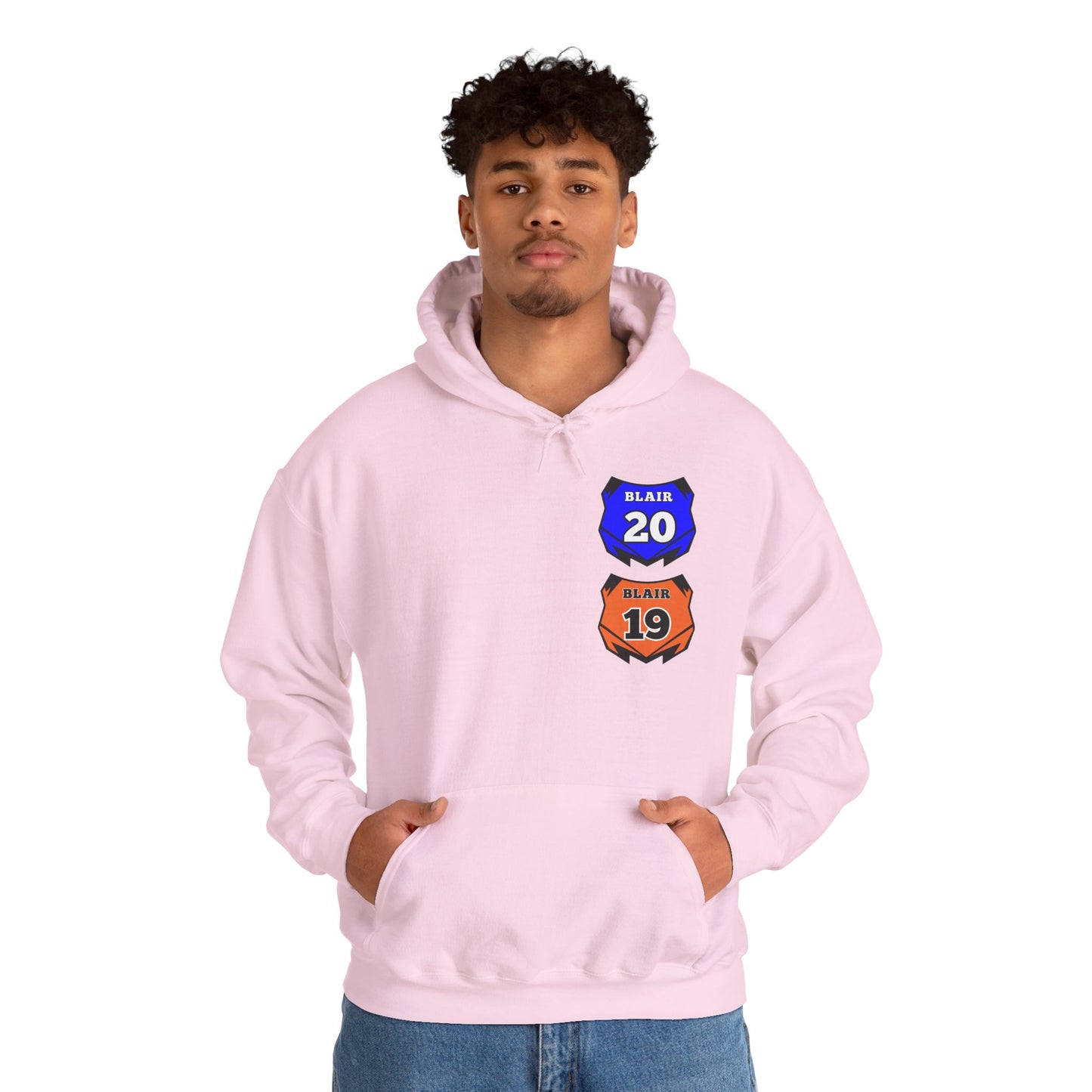 Custom Unisex Number Plate Hoodie *you pick back saying*