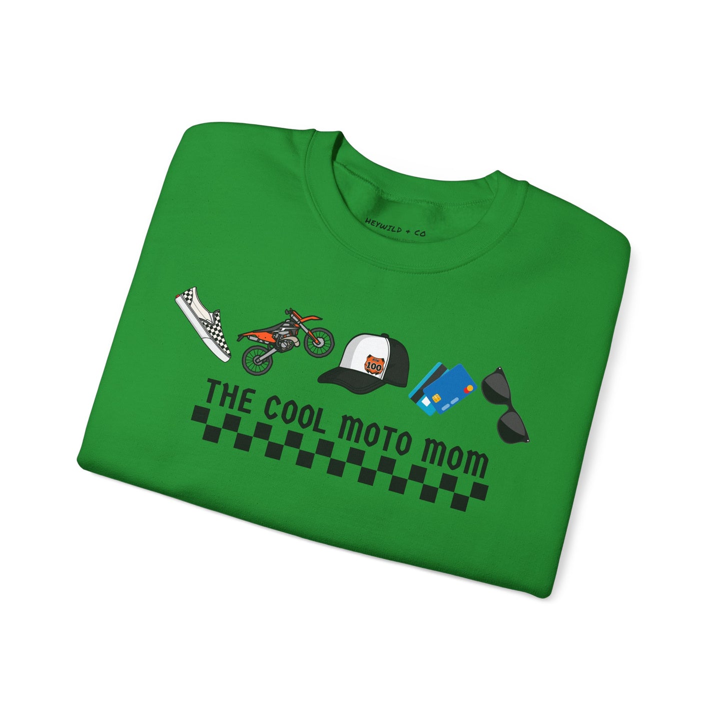 The Cool Moto Mom Custom Sweatshirt