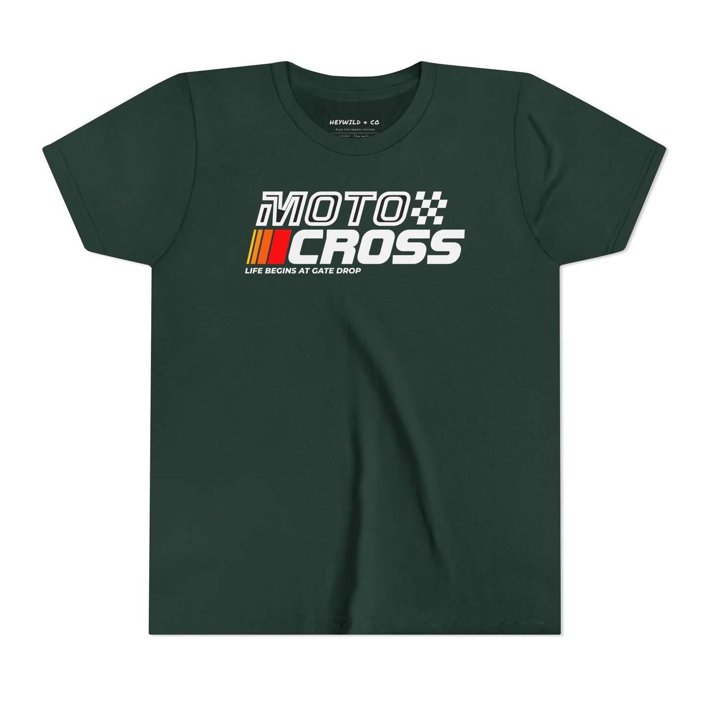 Life Begins at Gate Drop Youth Shirt