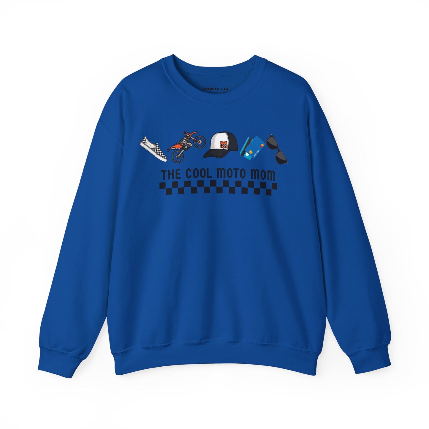 The Cool Moto Mom Custom Sweatshirt