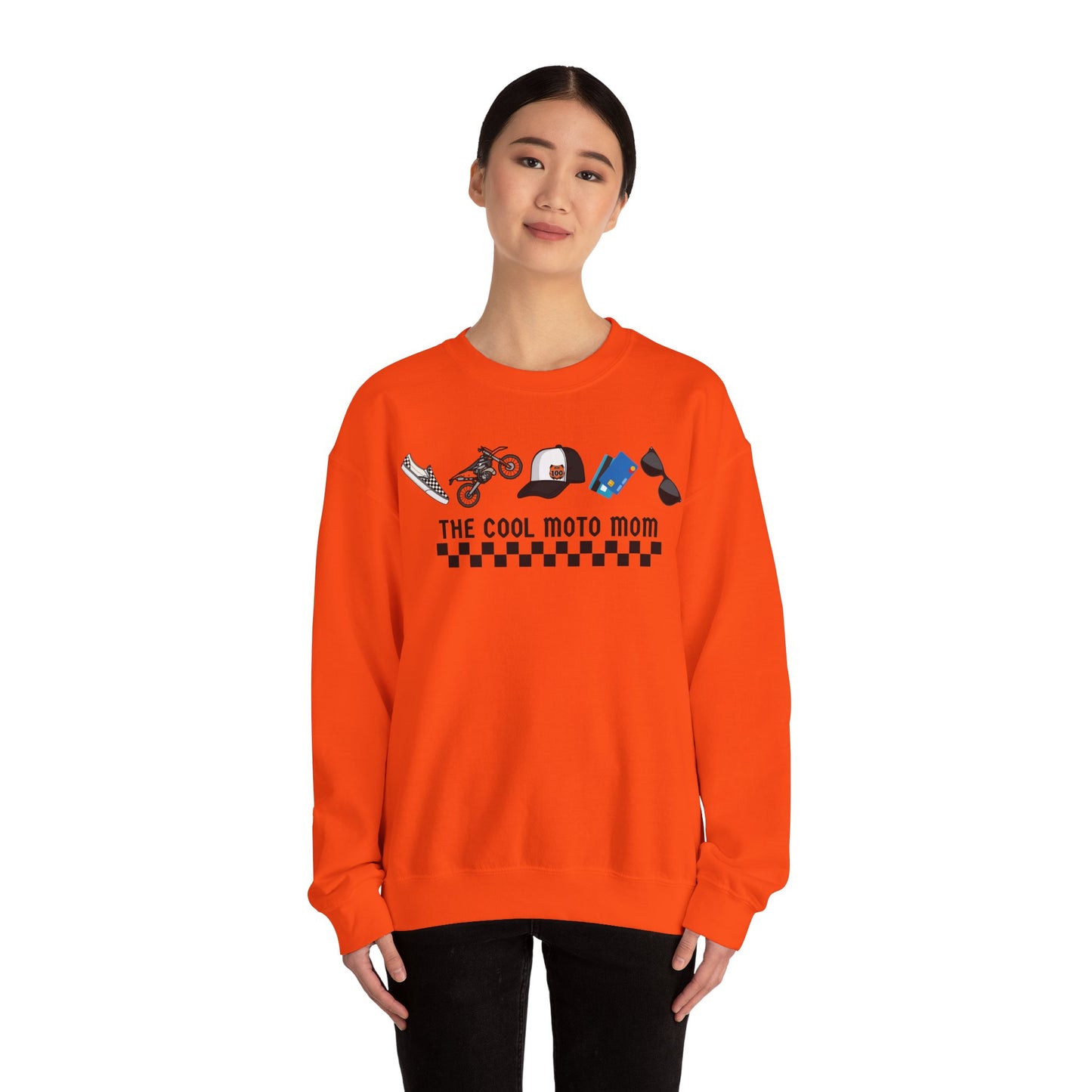 The Cool Moto Mom Custom Sweatshirt