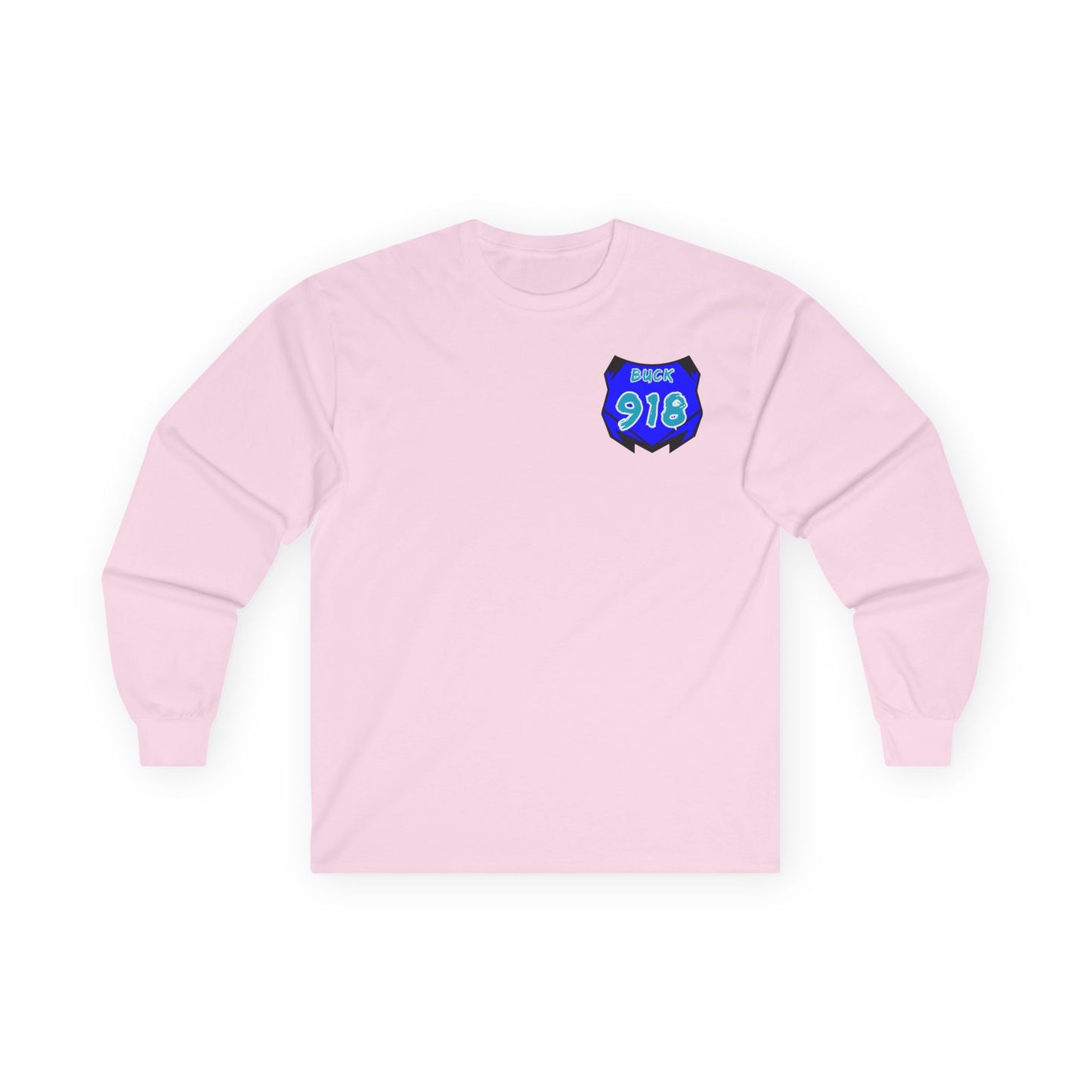 Custom Unisex Number Plate Gildan Long Sleeve *You Pick Back Saying*