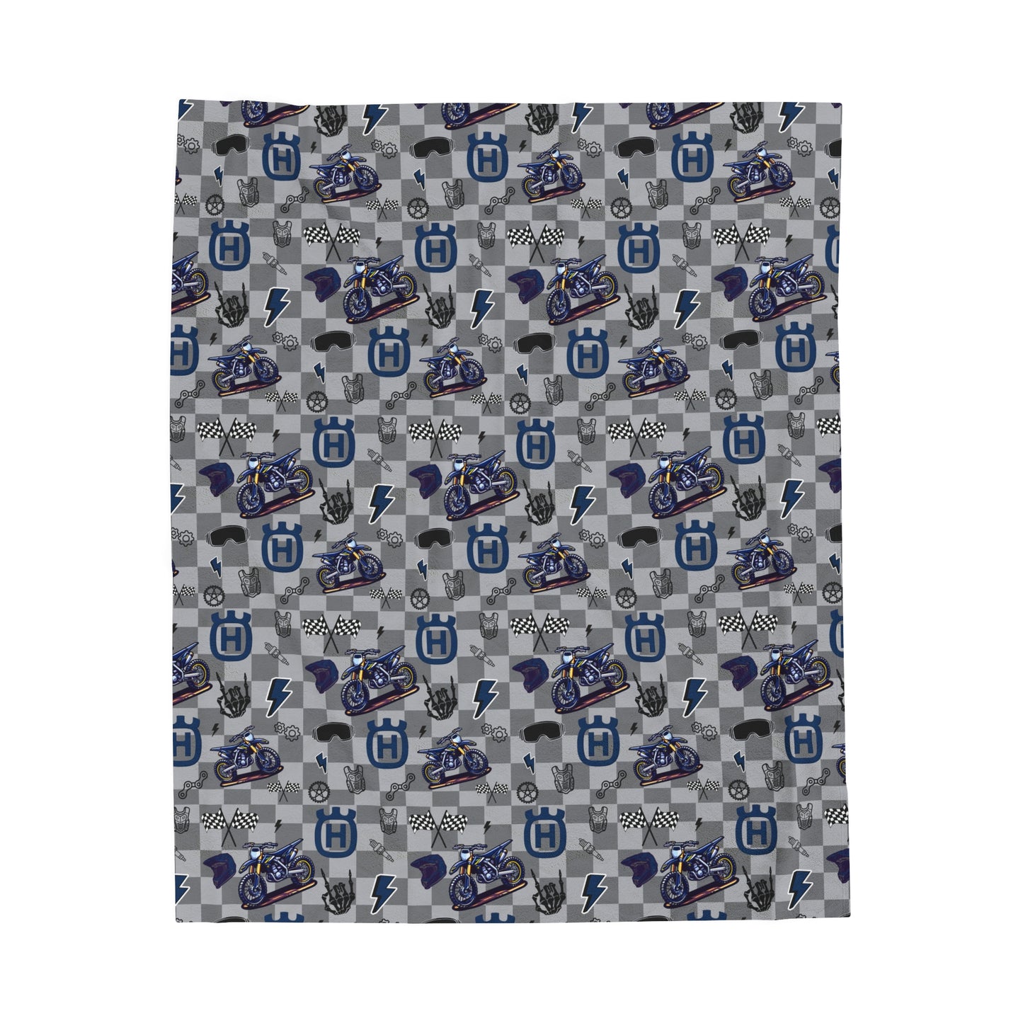 Husqvarna Dirt Bike Inspired Blanket