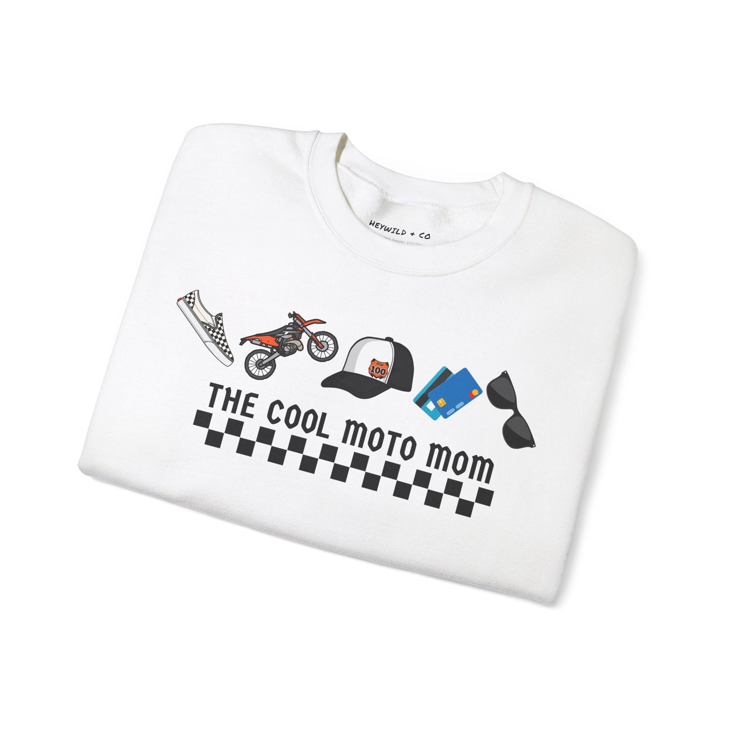 The Cool Moto Mom Custom Sweatshirt