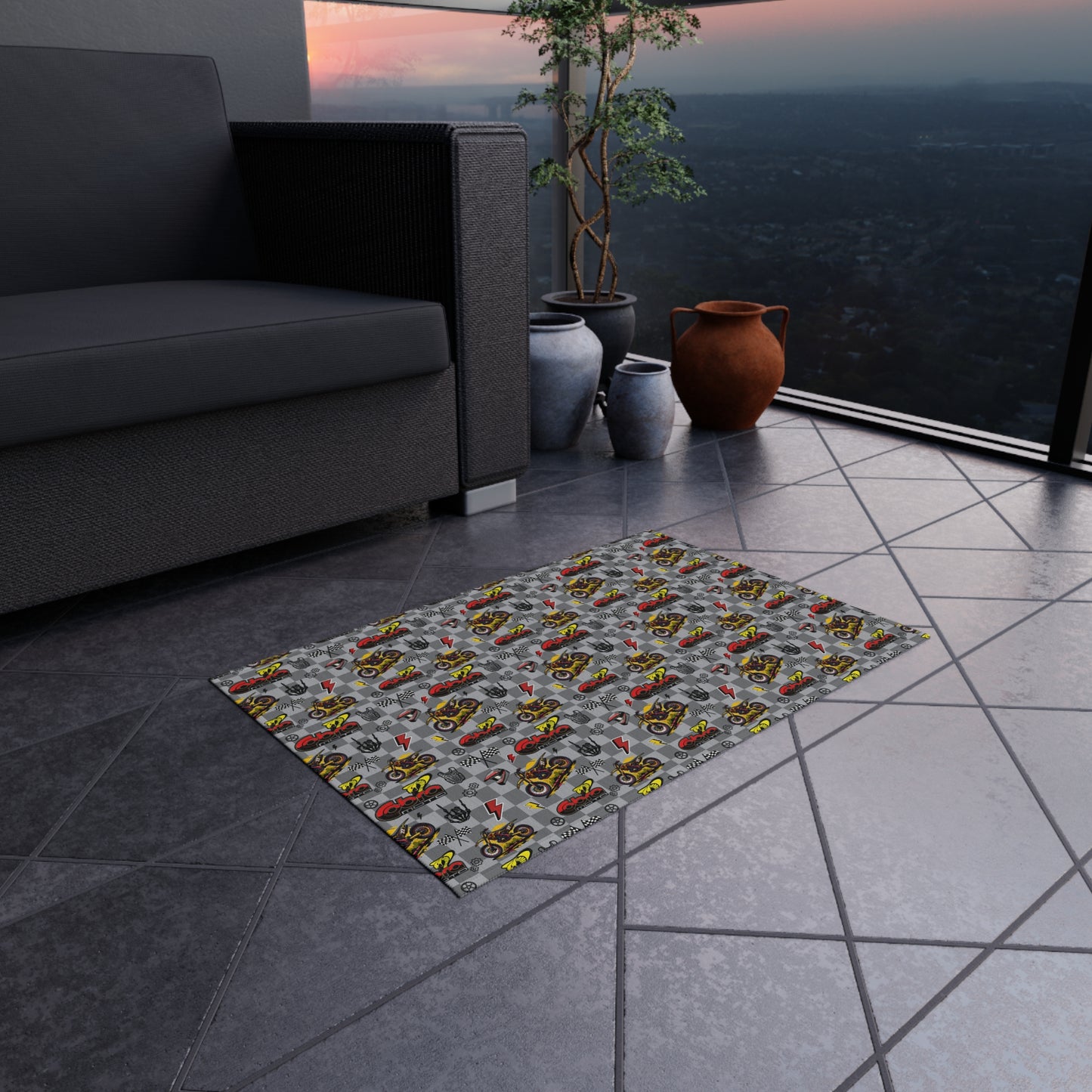 Cobra Inspired Outdoor/Indoor Rug