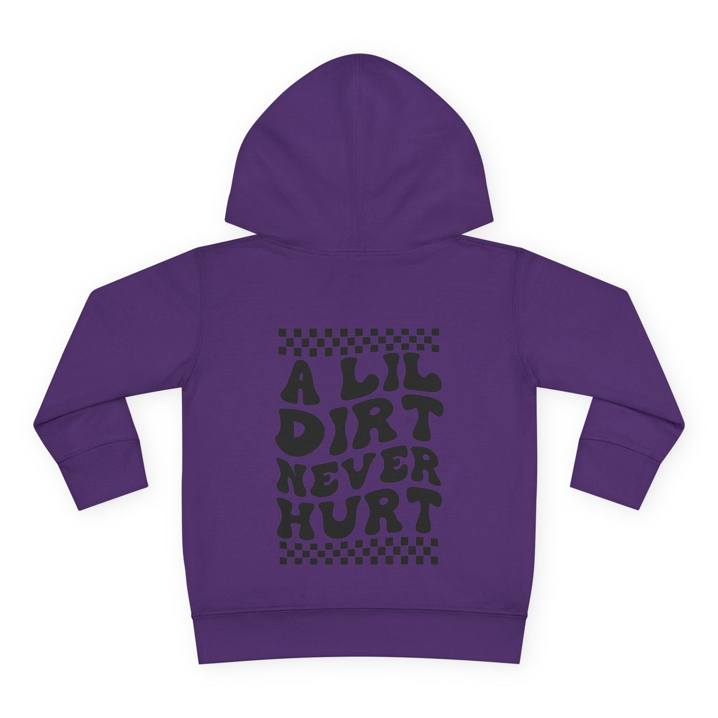 Toddler Custom Number Plate Hoodie *You pick the back saying*