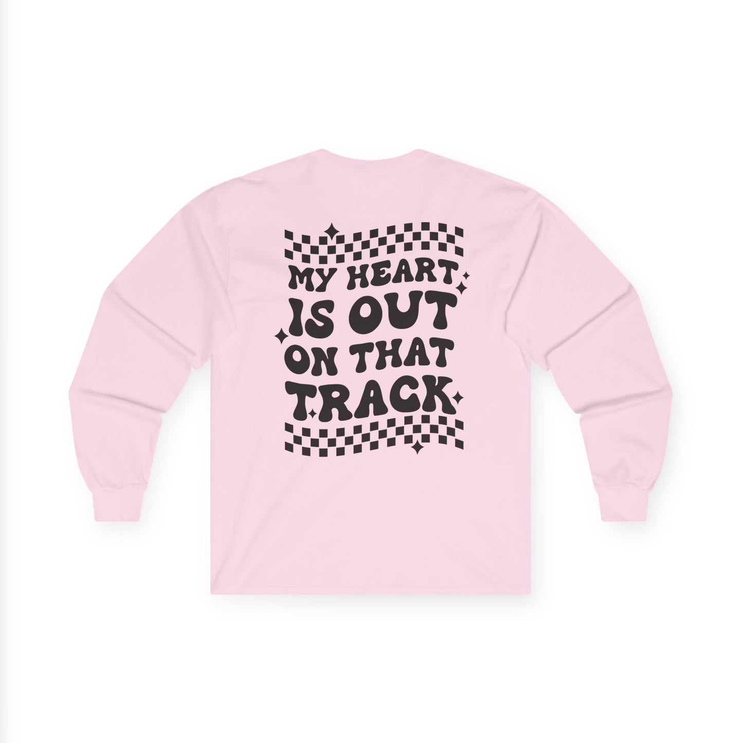 Custom Unisex Number Plate Gildan Long Sleeve *You Pick Back Saying*