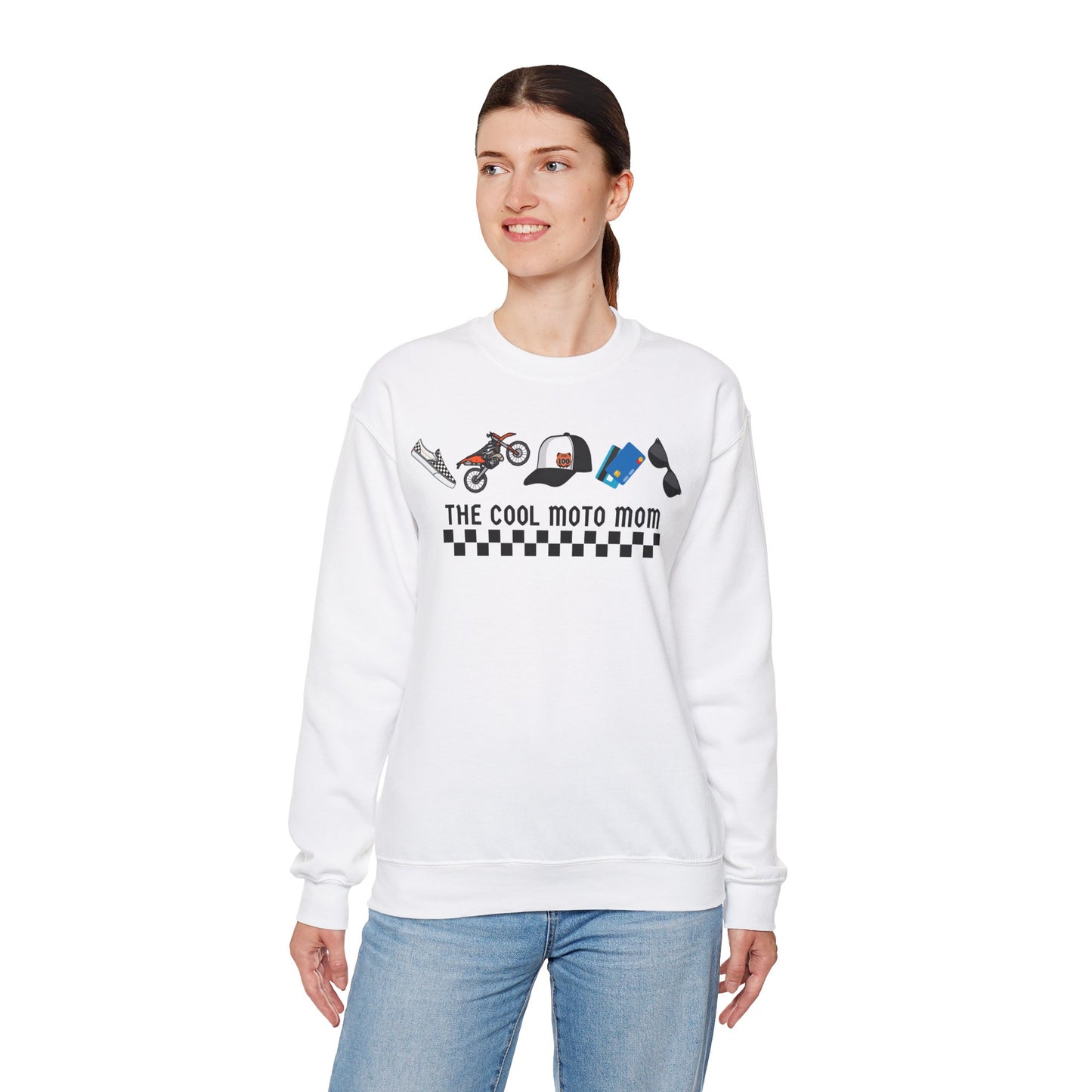 The Cool Moto Mom Custom Sweatshirt