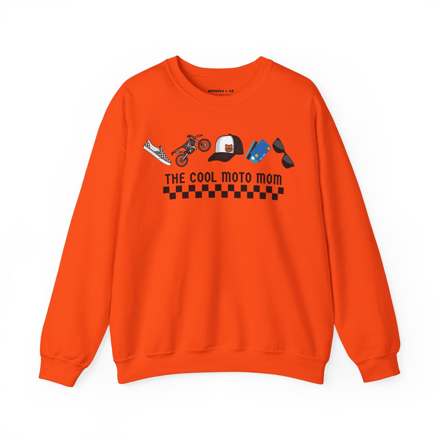 The Cool Moto Mom Custom Sweatshirt