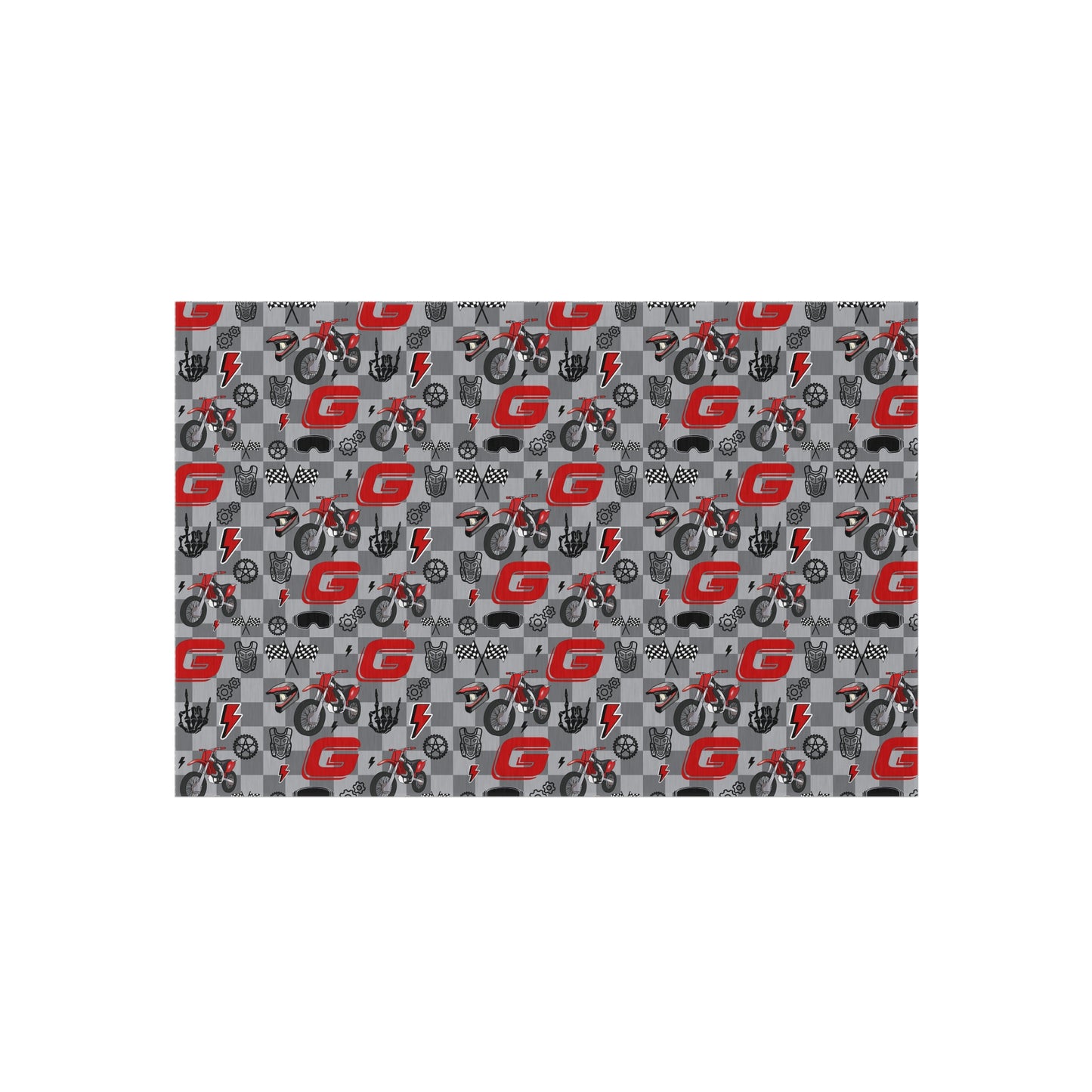 Gas Gas Inspired Outdoor/Indoor Rug