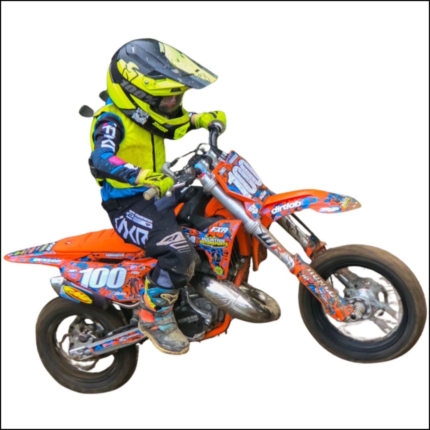Personalized Dirt Bike Photo Ornament