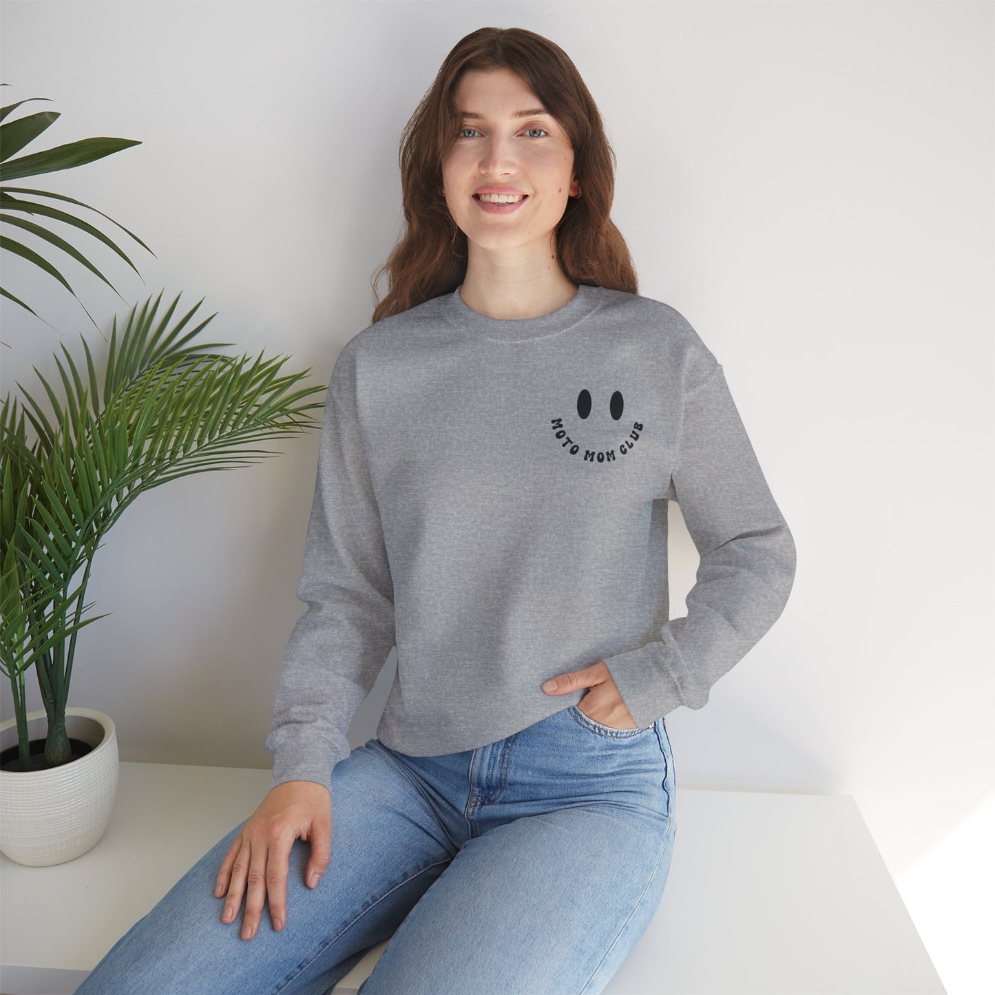 Cool Moto Moms Club Sweatshirt