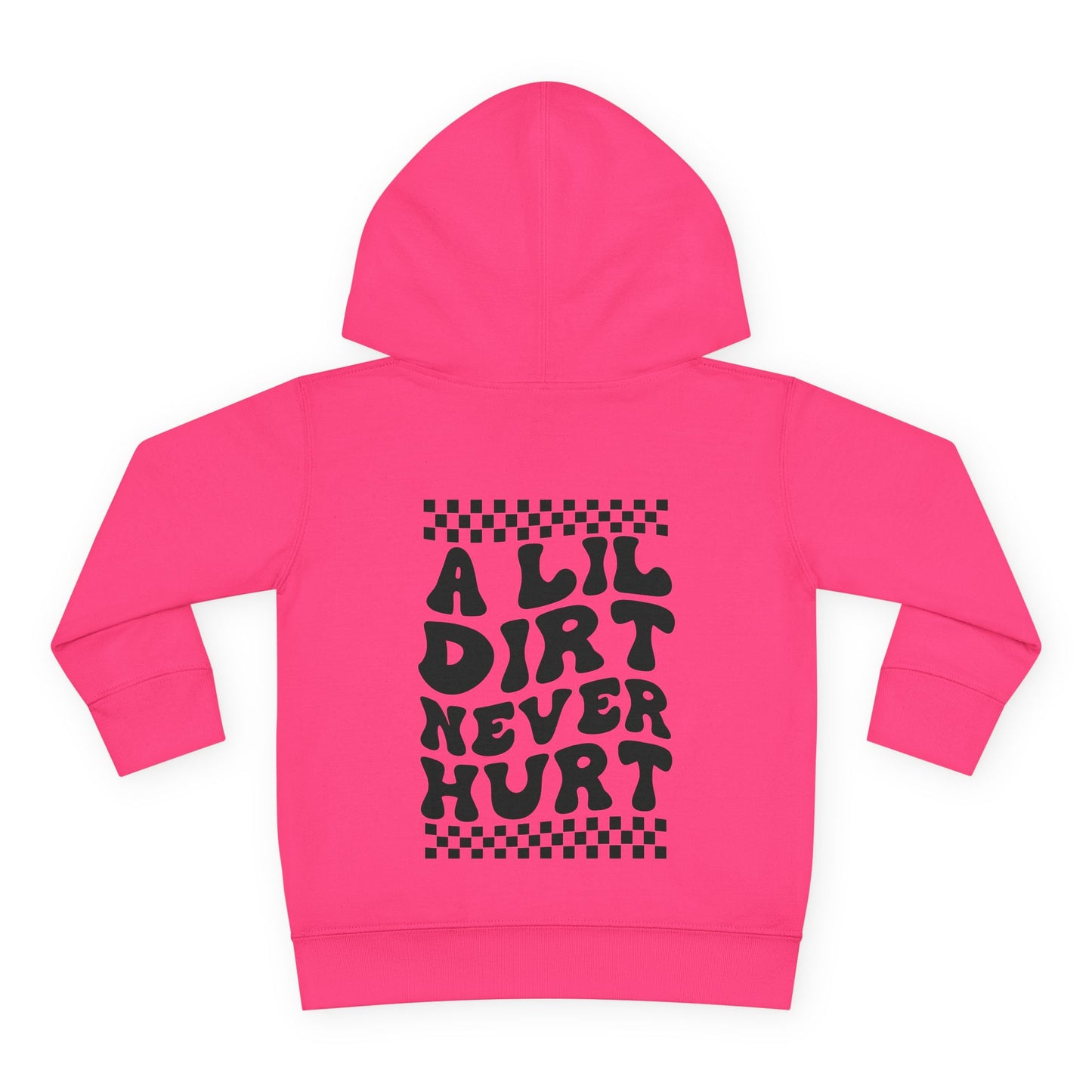 Toddler Custom Number Plate Hoodie *You pick the back saying*