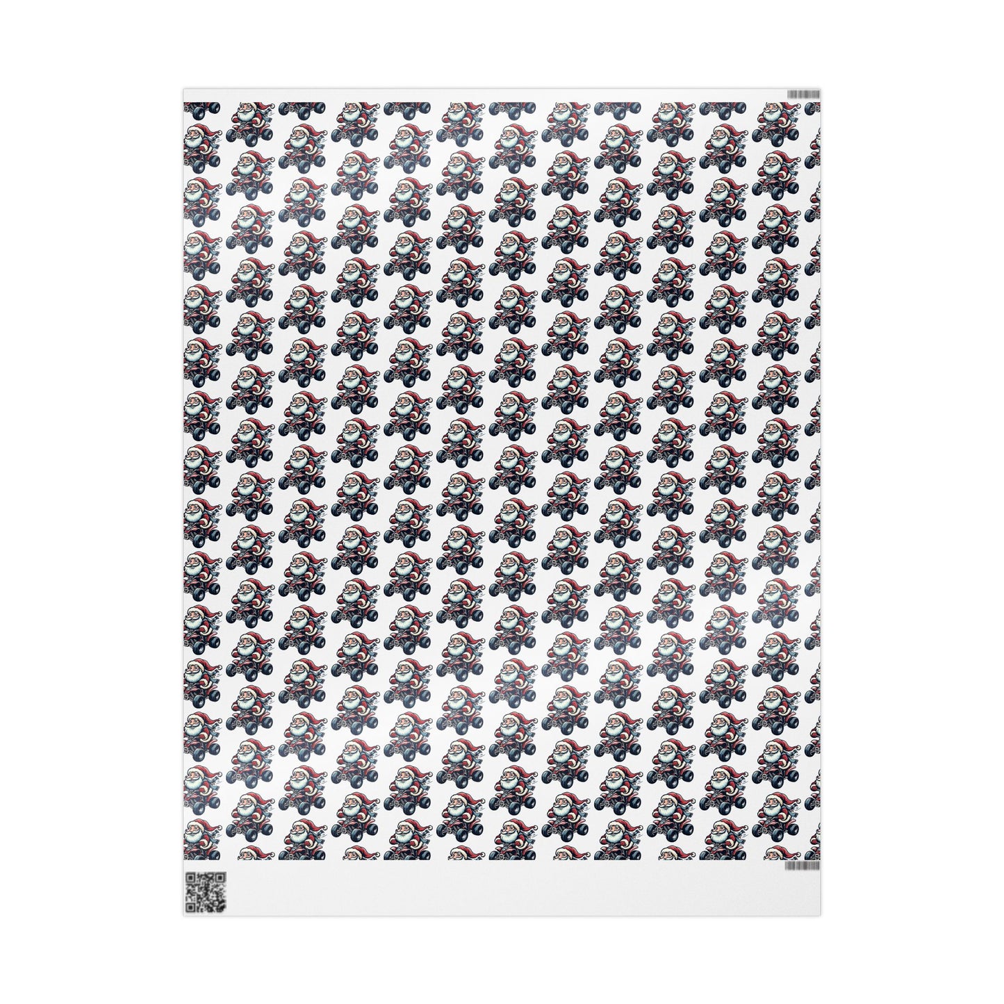 Santa ATV Gift Wrap