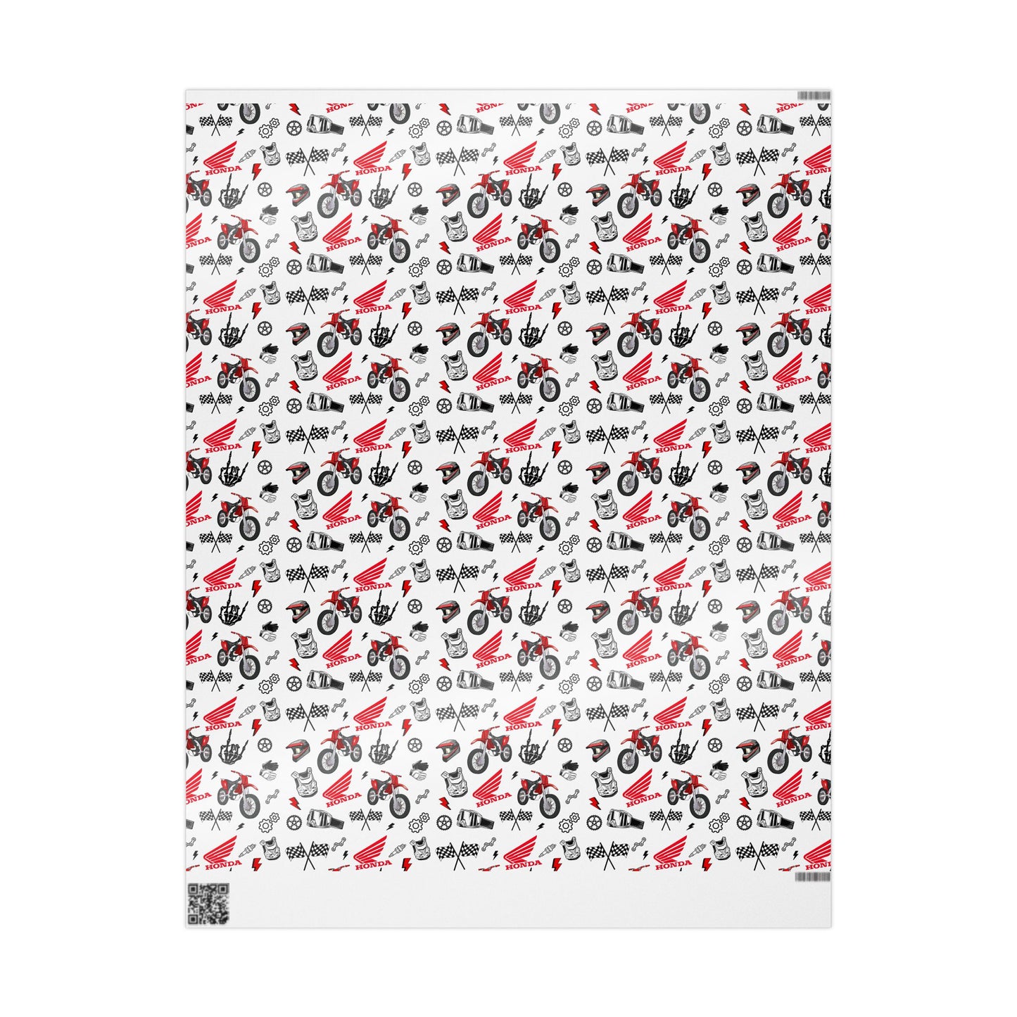 Honda Dirt Bike Inspired Gift Wrap