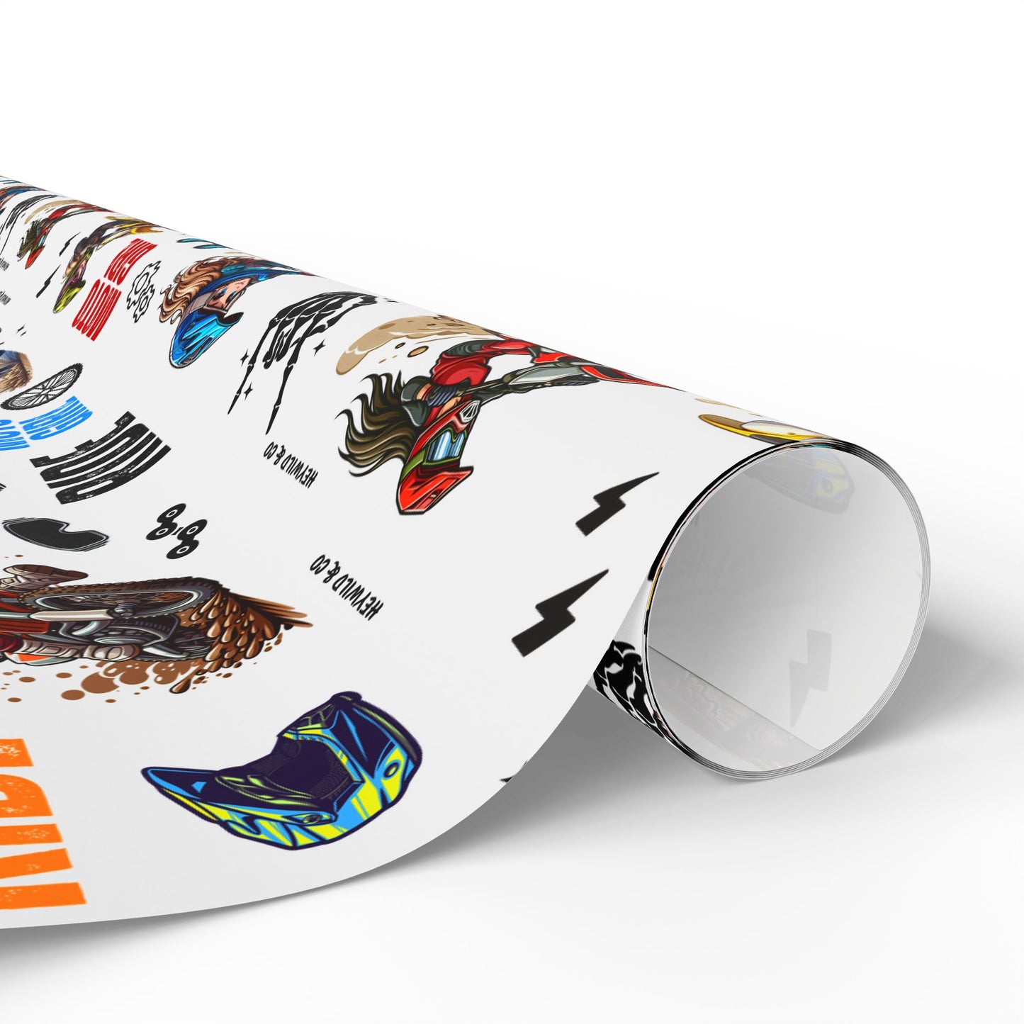 Moto Girl Life Gift Wrap