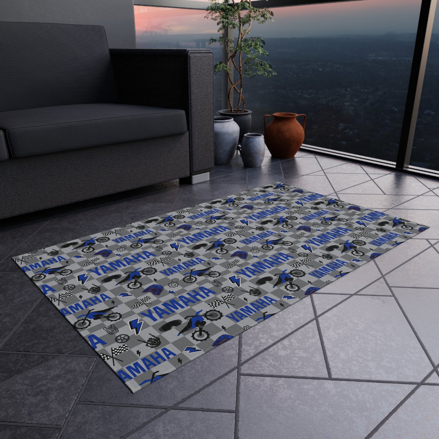 Yamaha Inspired Outdoor/Indoor Rug