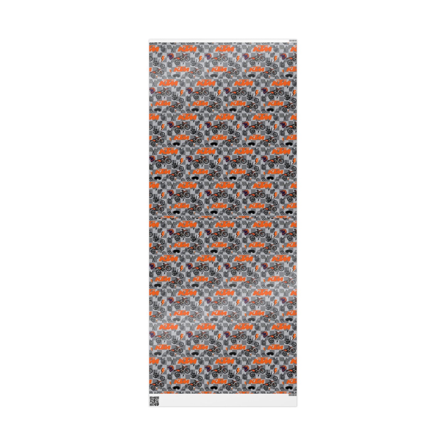 KTM Dirt Bike Inspired Gift Wrap