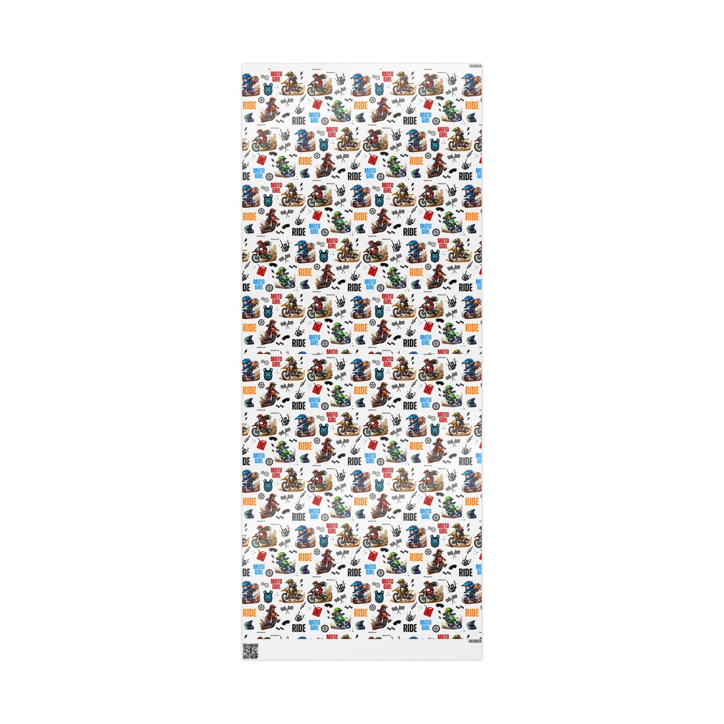 Moto Girl Life Gift Wrap