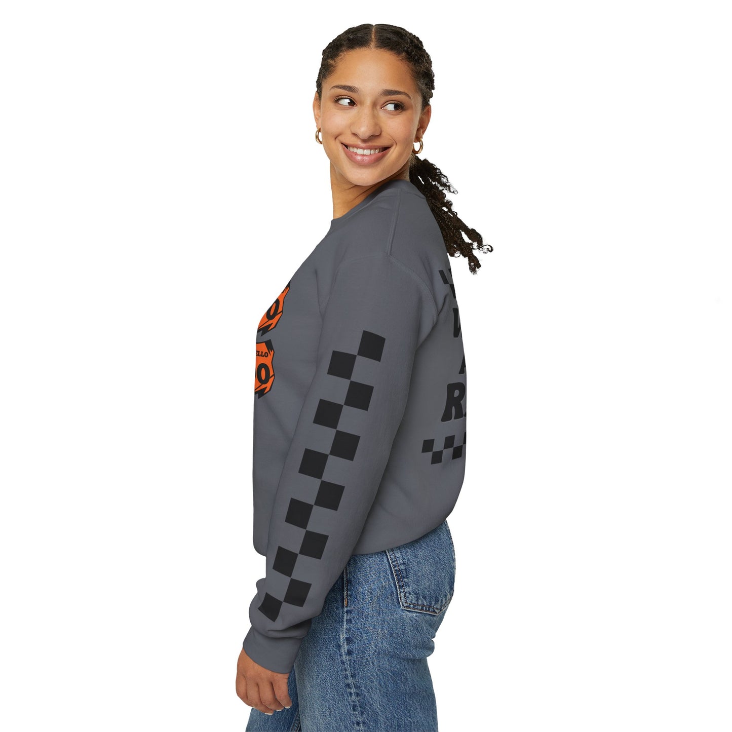 Custom Unisex Number Plate Sweatshirt *You pick back saying*
