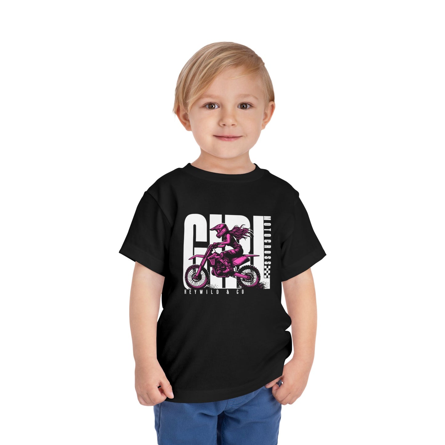Motocross Girl Toddler Shirt