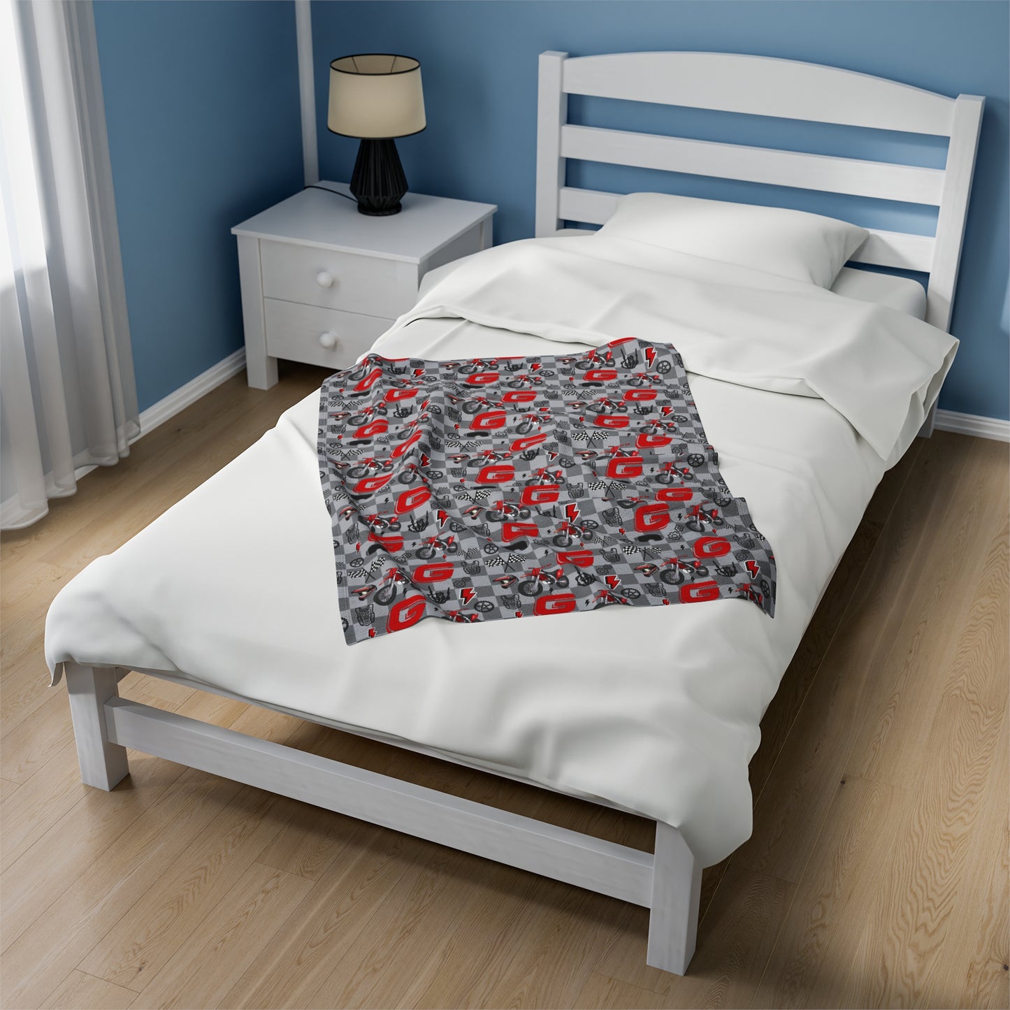 Gas Gas Dirt Bike Inspired Blanket