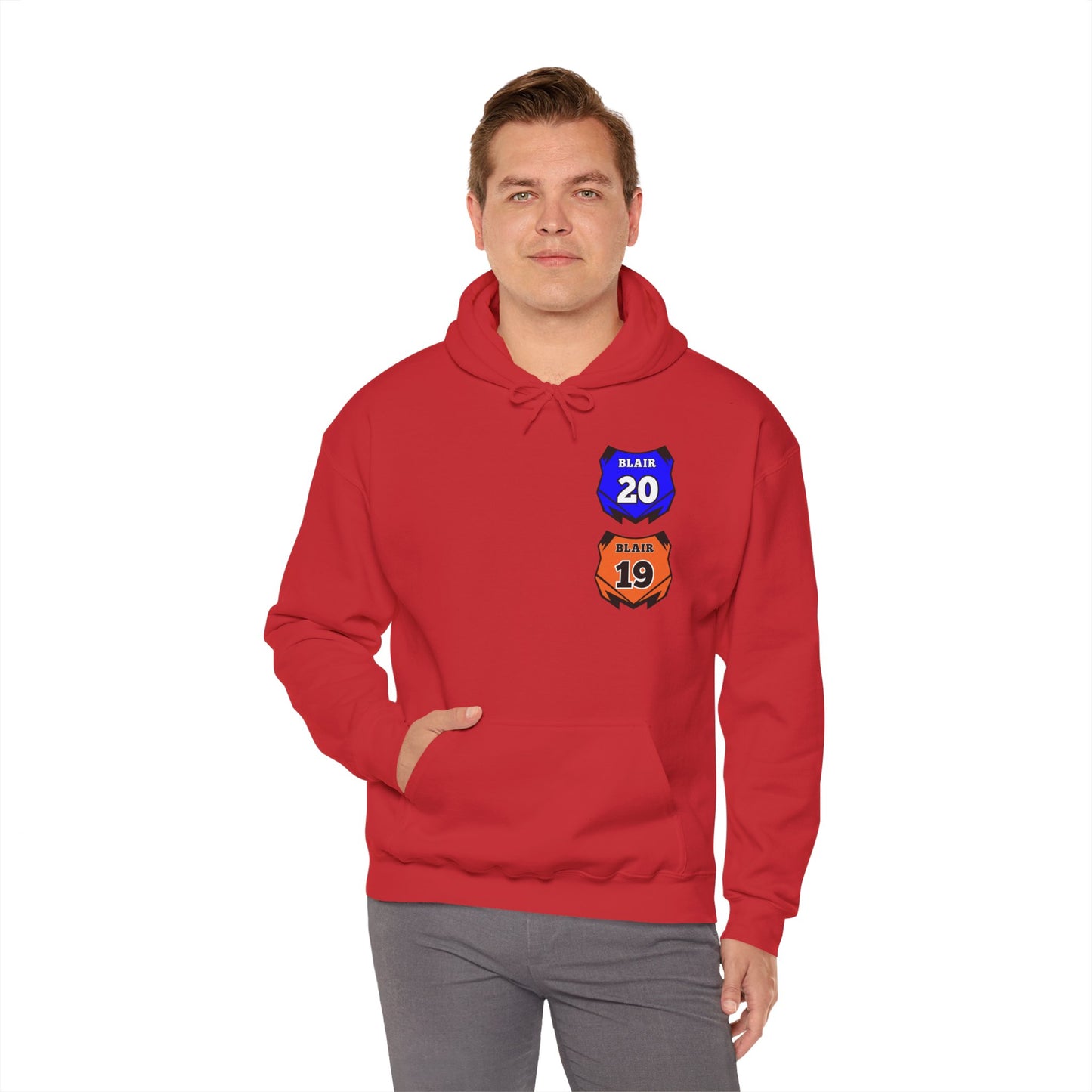 Custom Unisex Number Plate Hoodie *you pick back saying*
