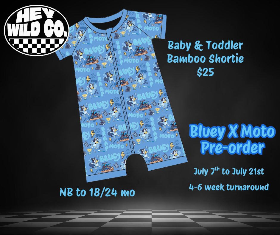 Bluey X Moto Bamboo Shortie