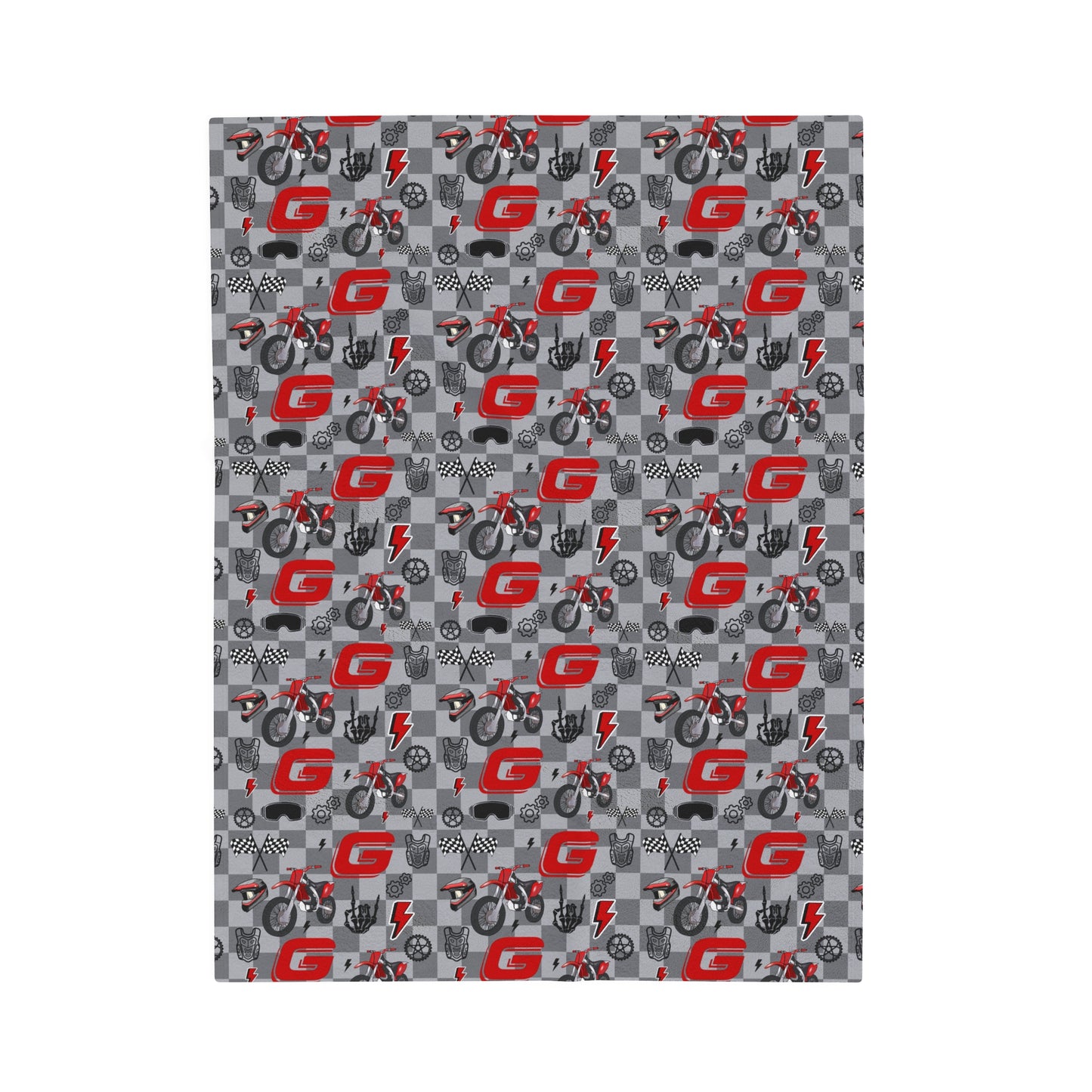 Gas Gas Dirt Bike Inspired Blanket