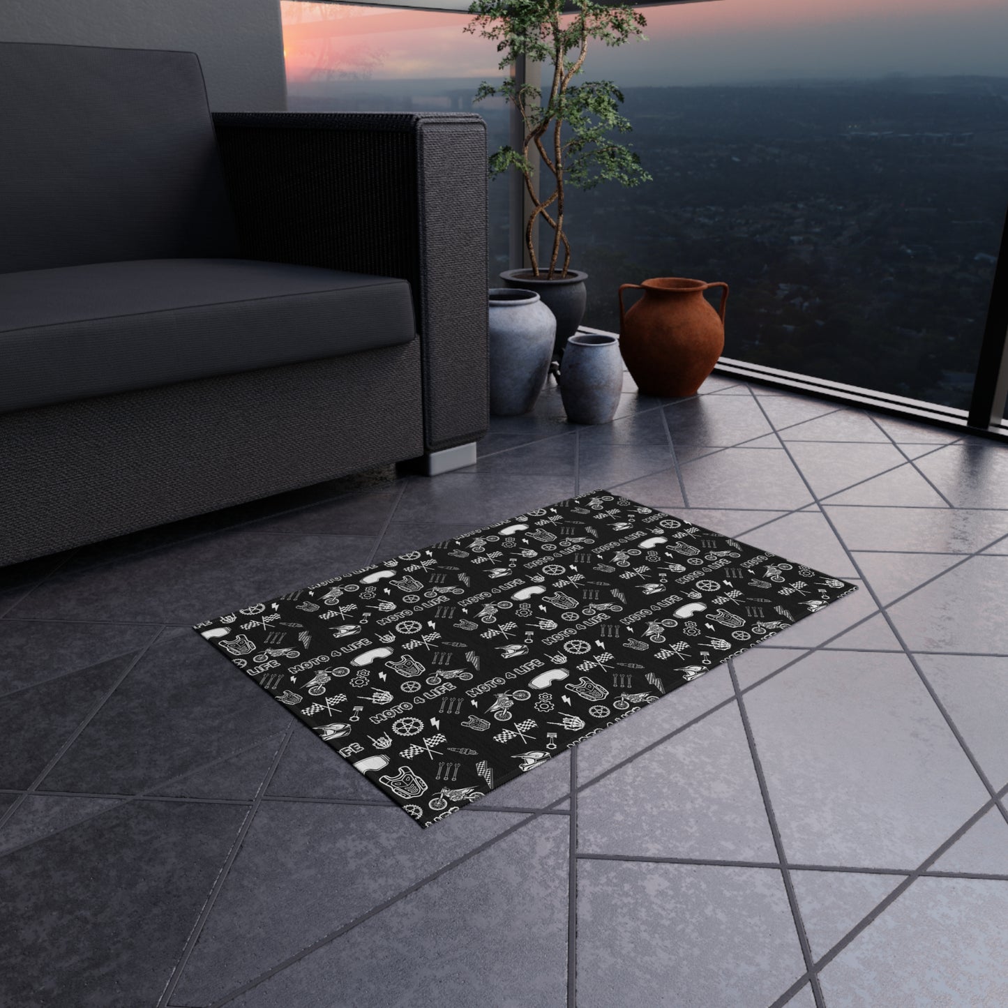 Moto 4 Life Outdoor/Indoor Rug