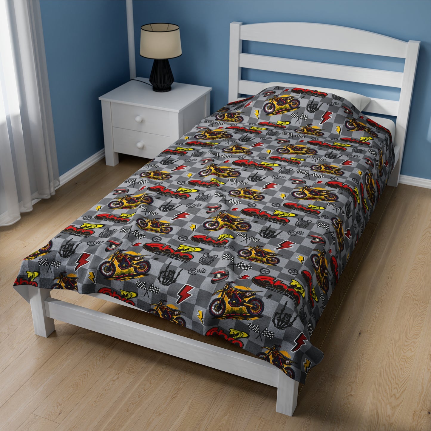 Cobra Moto Inspired Blanket