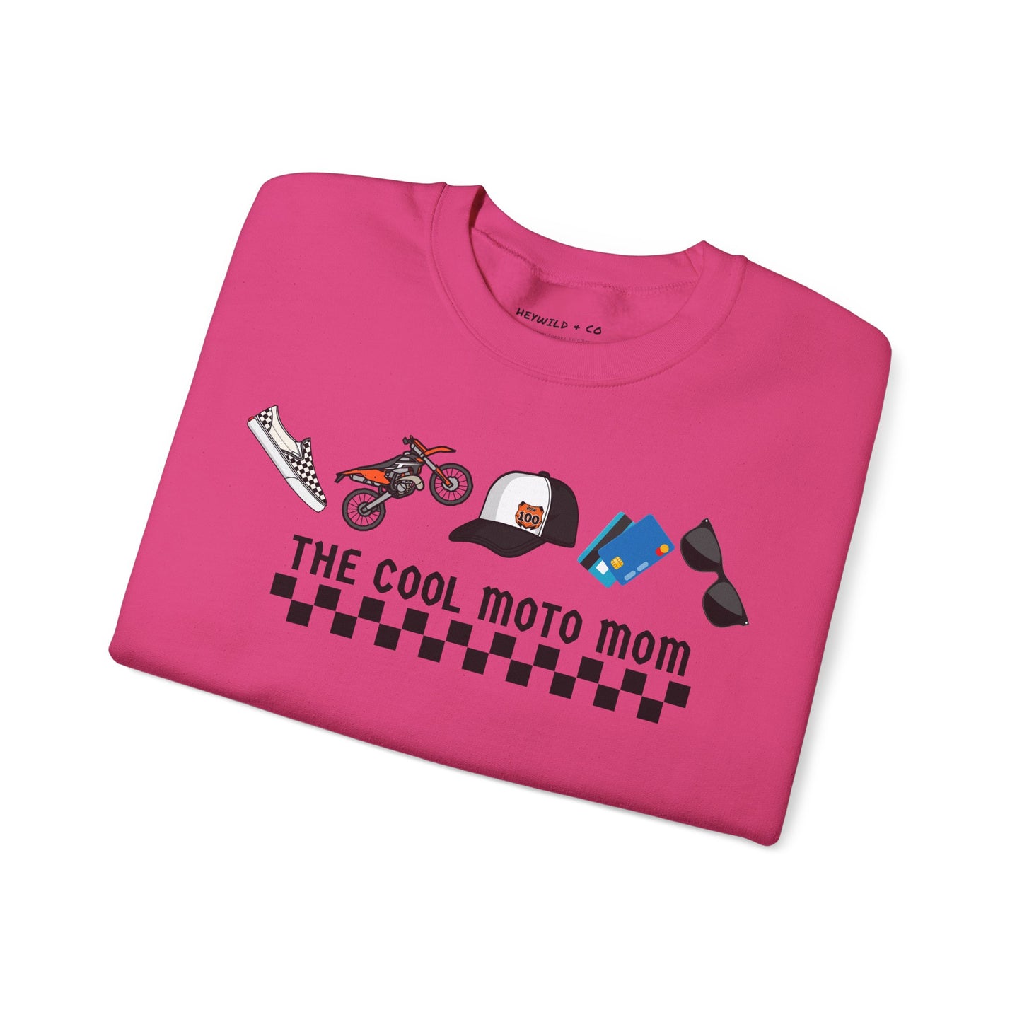 The Cool Moto Mom Custom Sweatshirt
