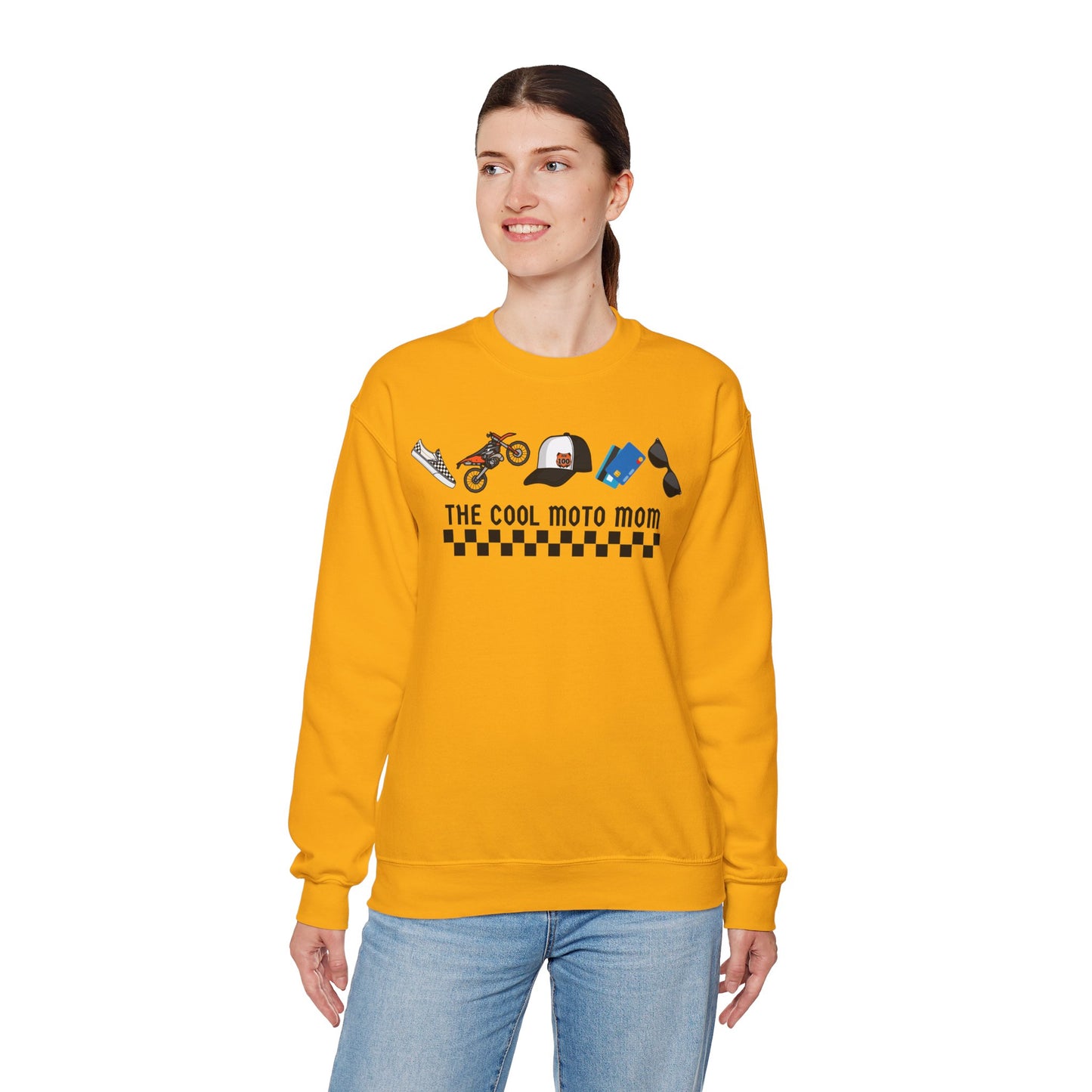 The Cool Moto Mom Custom Sweatshirt