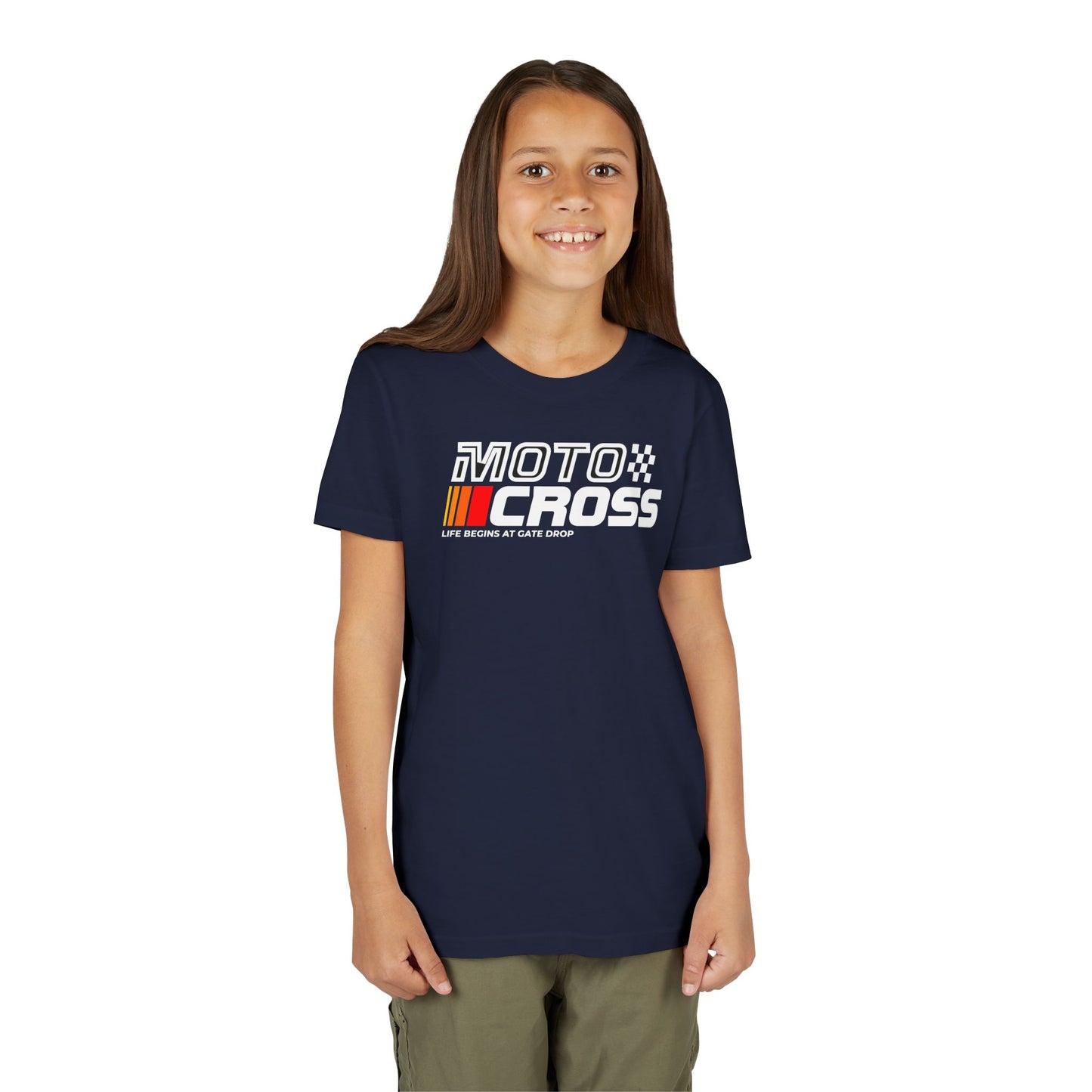 Life Begins at Gate Drop Youth Shirt