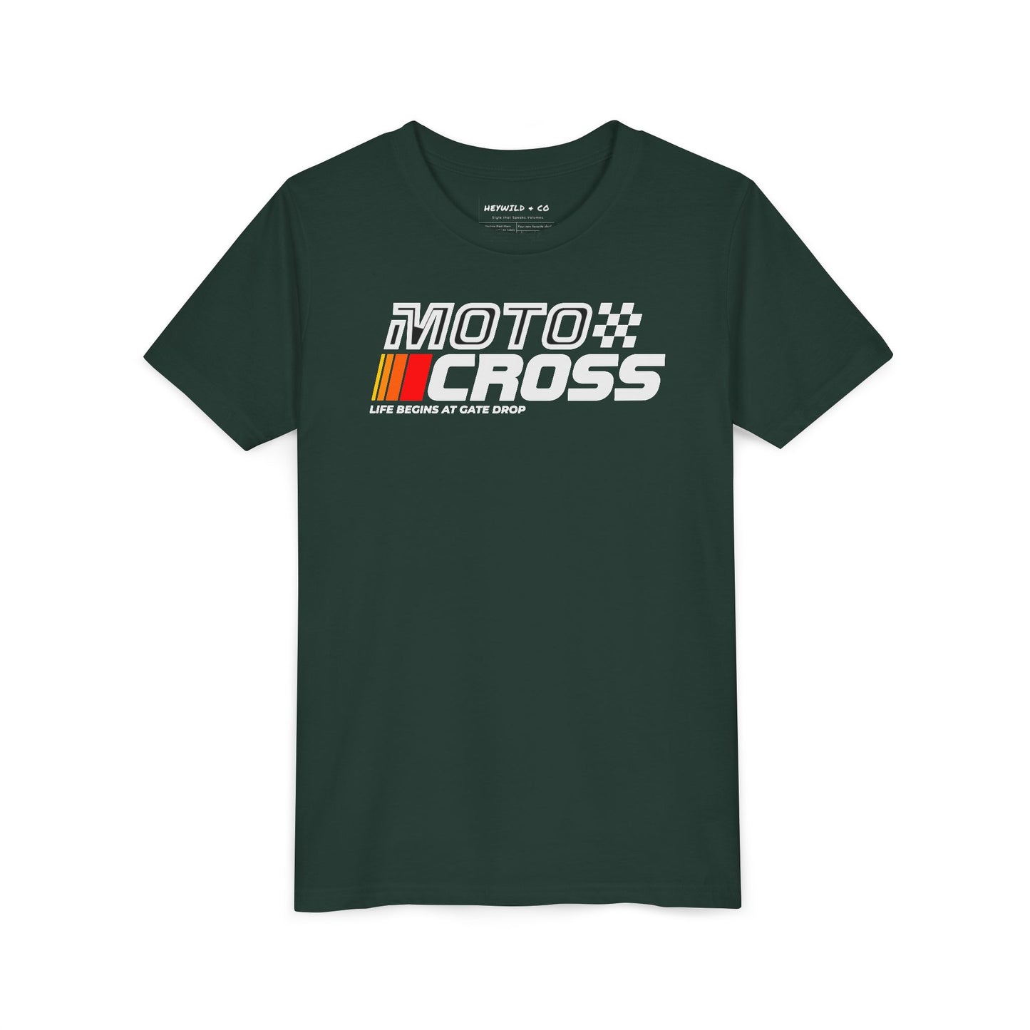 Life Begins at Gate Drop Youth Shirt