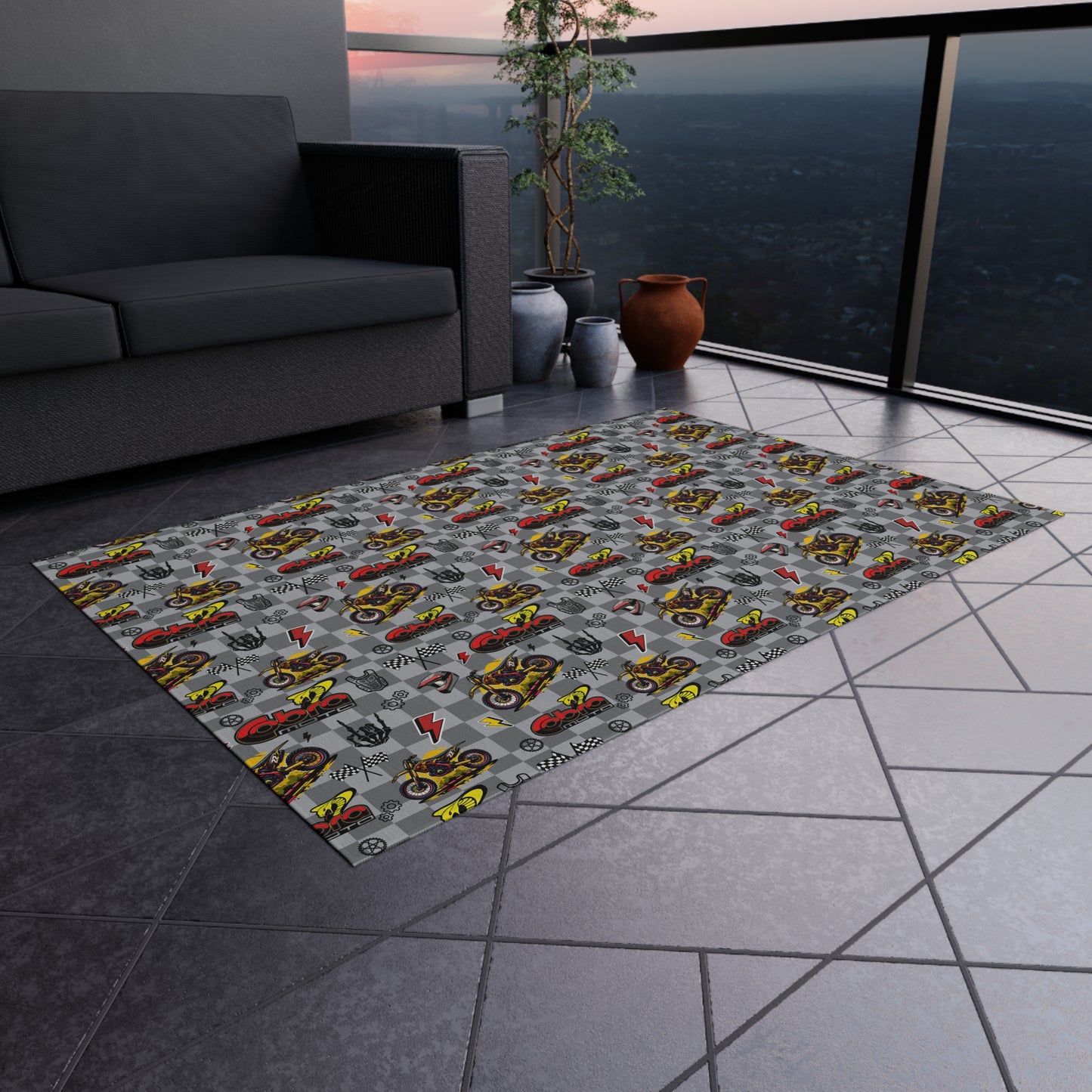 Cobra Inspired Outdoor/Indoor Rug