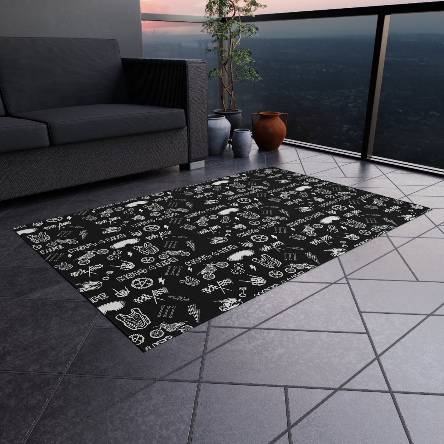 Moto 4 Life Outdoor/Indoor Rug