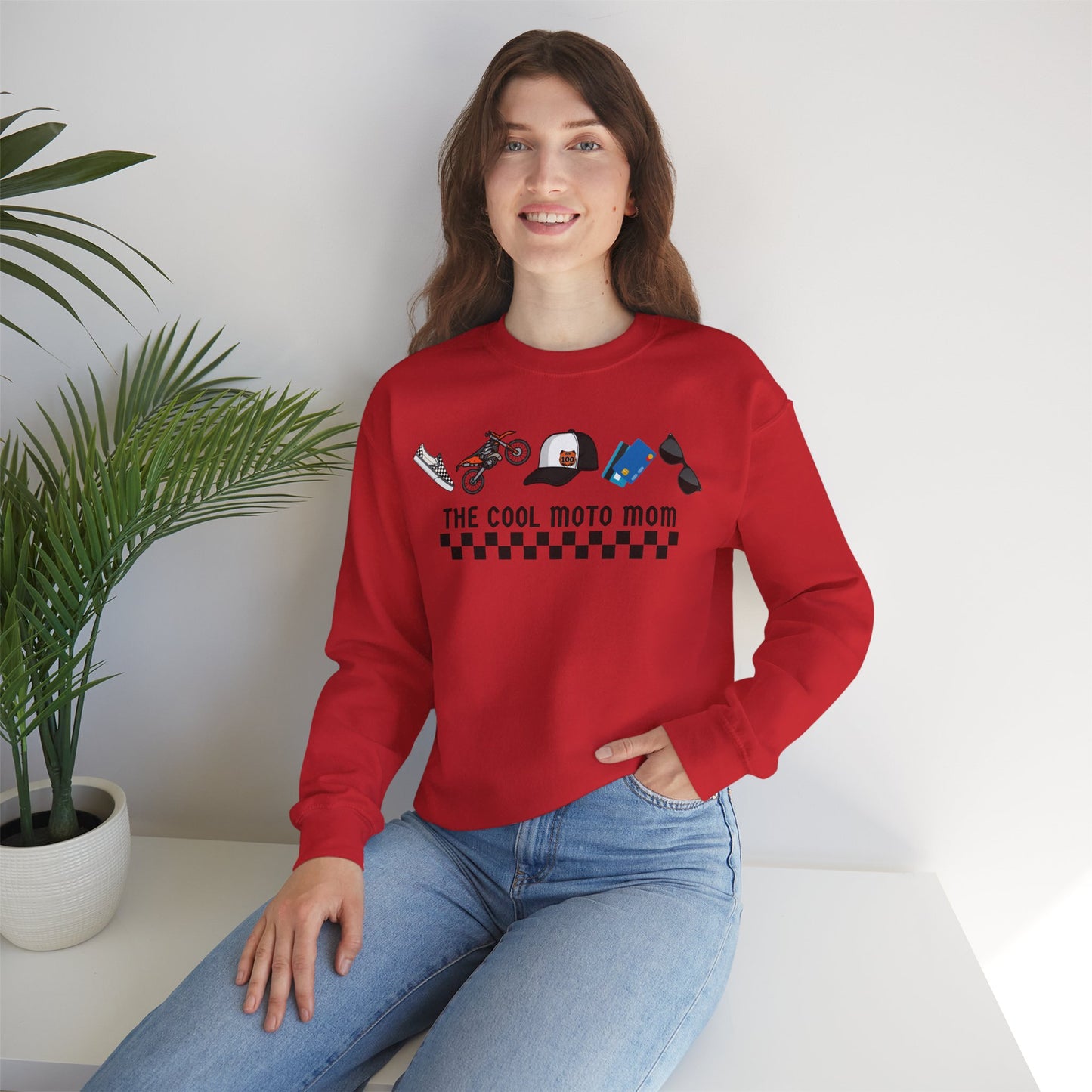 The Cool Moto Mom Custom Sweatshirt