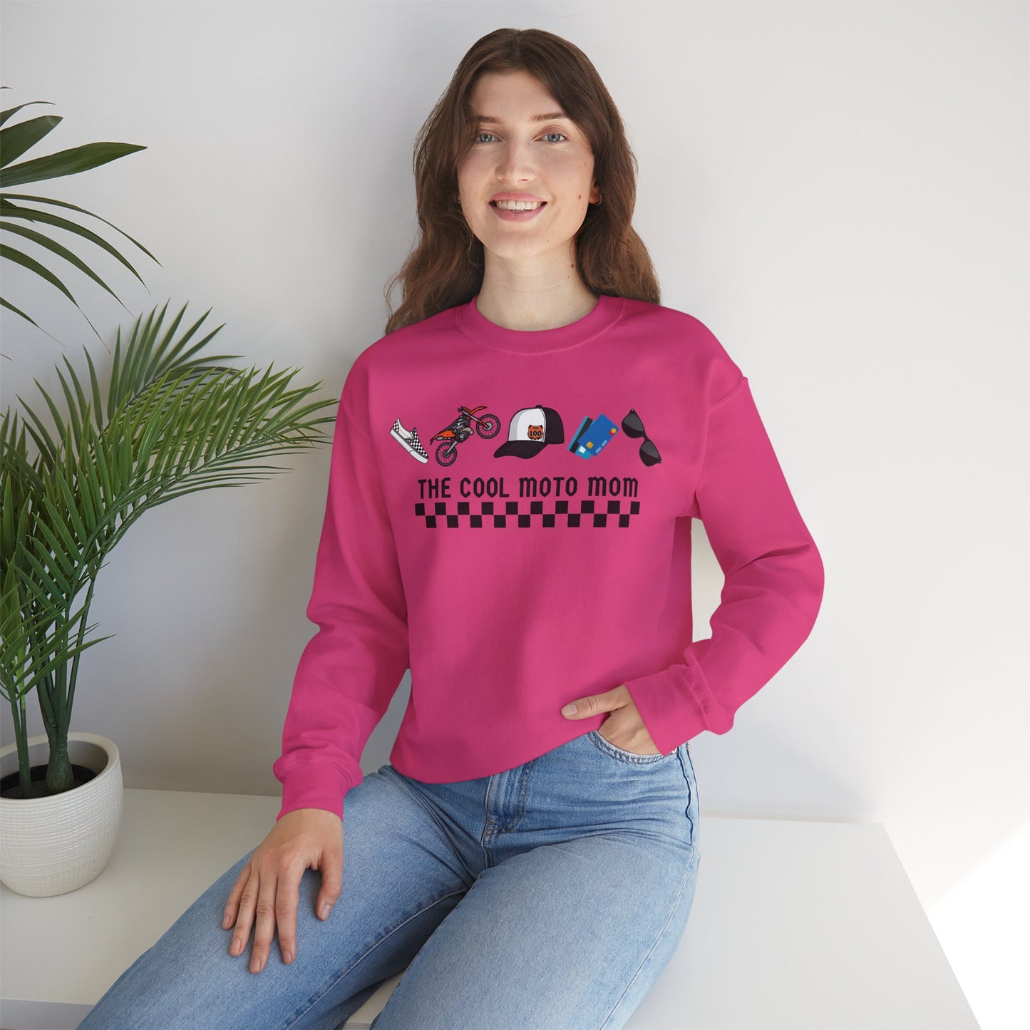 The Cool Moto Mom Custom Sweatshirt