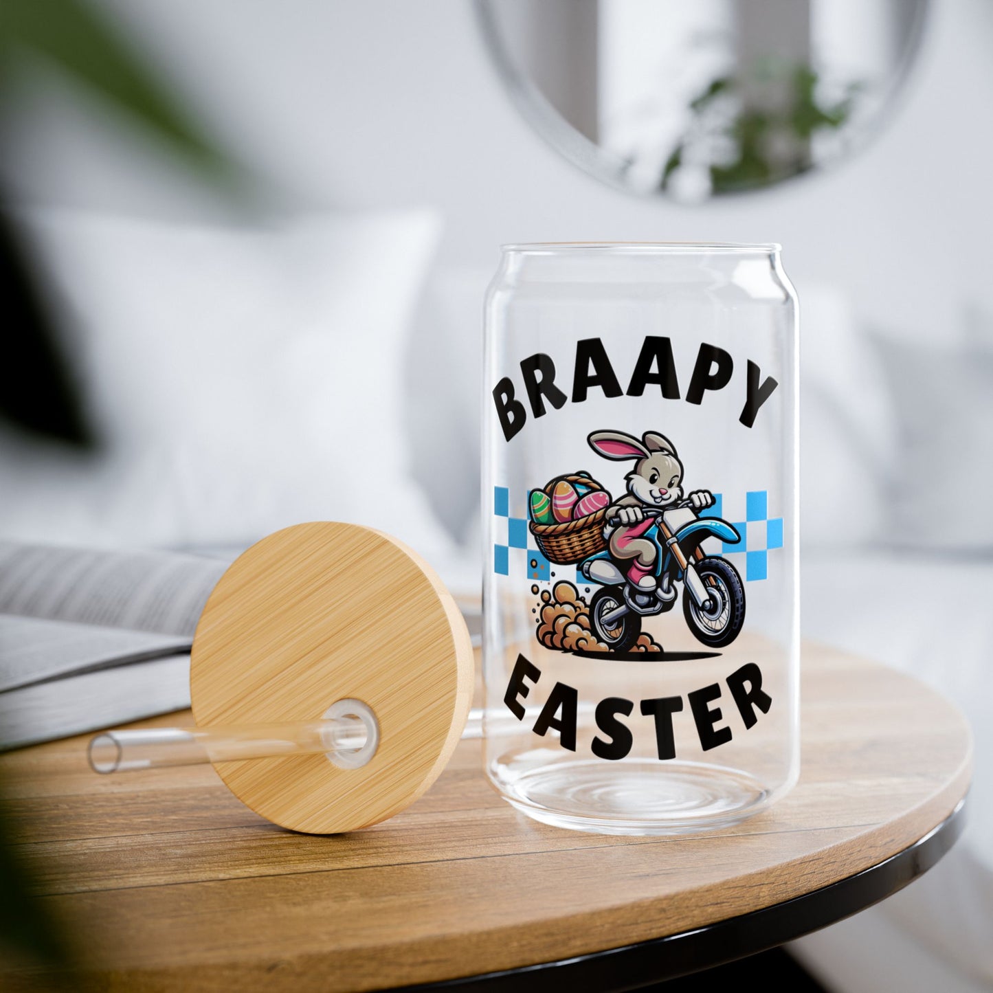 Braapy Easter 16oz Glass
