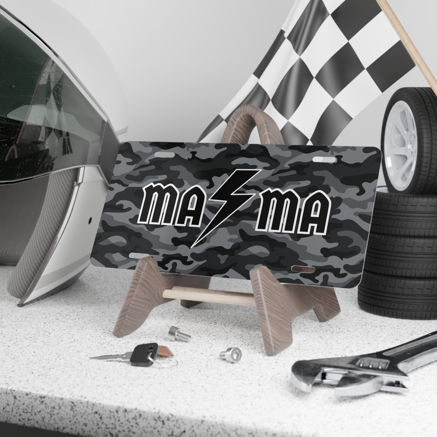 Mama Camo Vanity License Plate