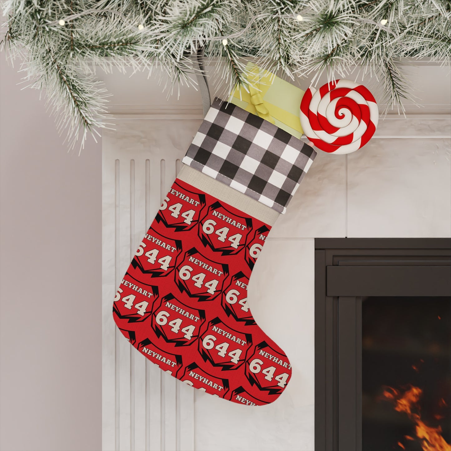 Custom Motocross Christmas Stocking