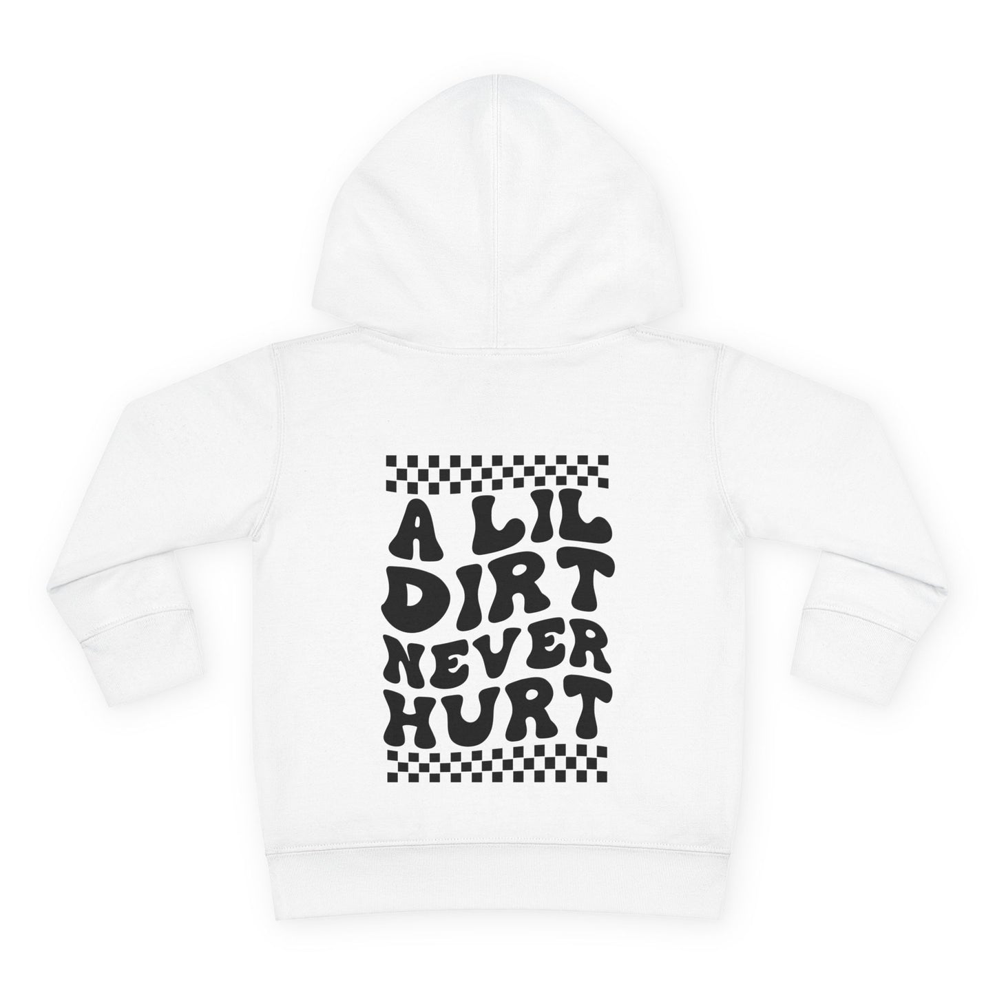 Toddler Custom Number Plate Hoodie *You pick the back saying*