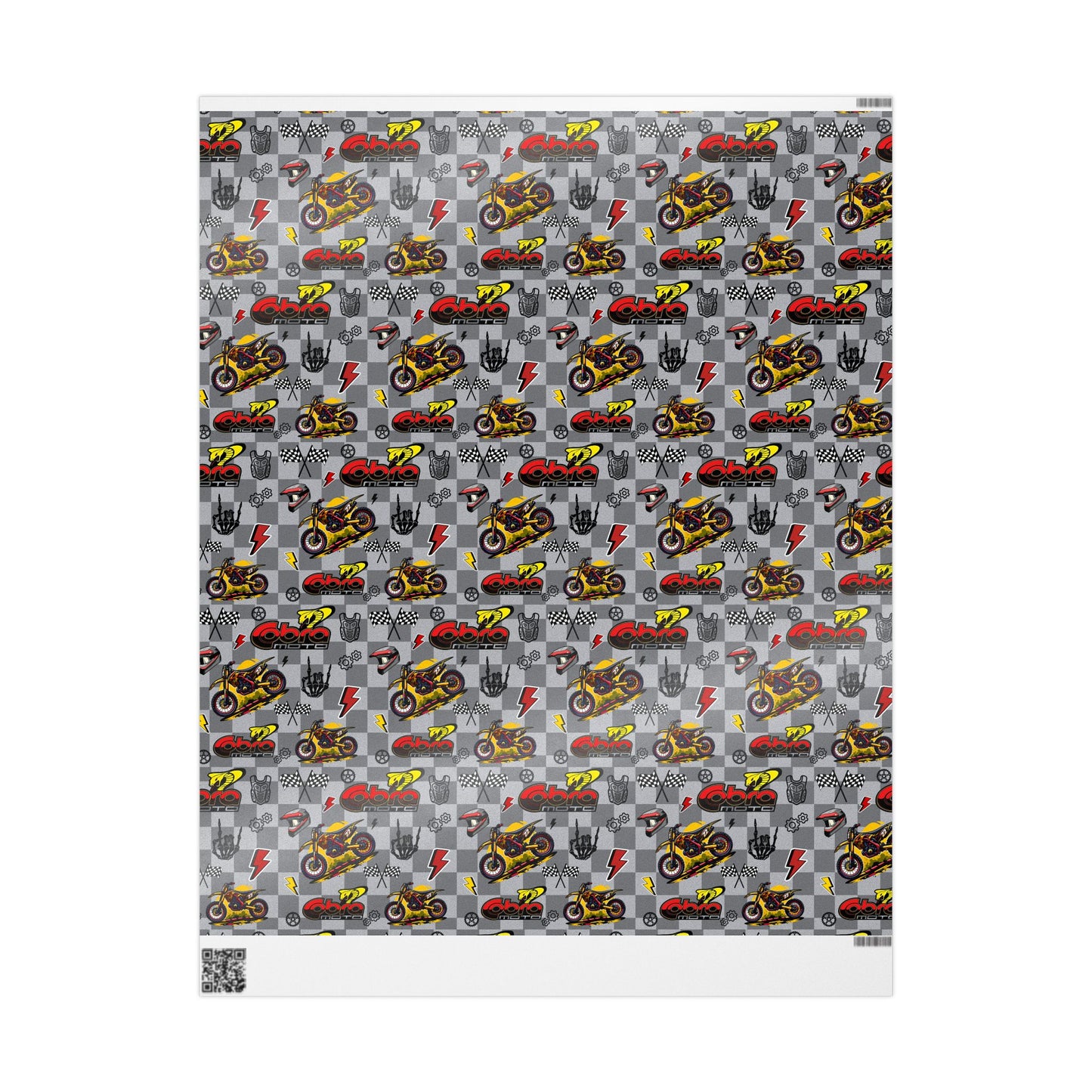 Cobra Dirt Bike Inspired Gift Wrap