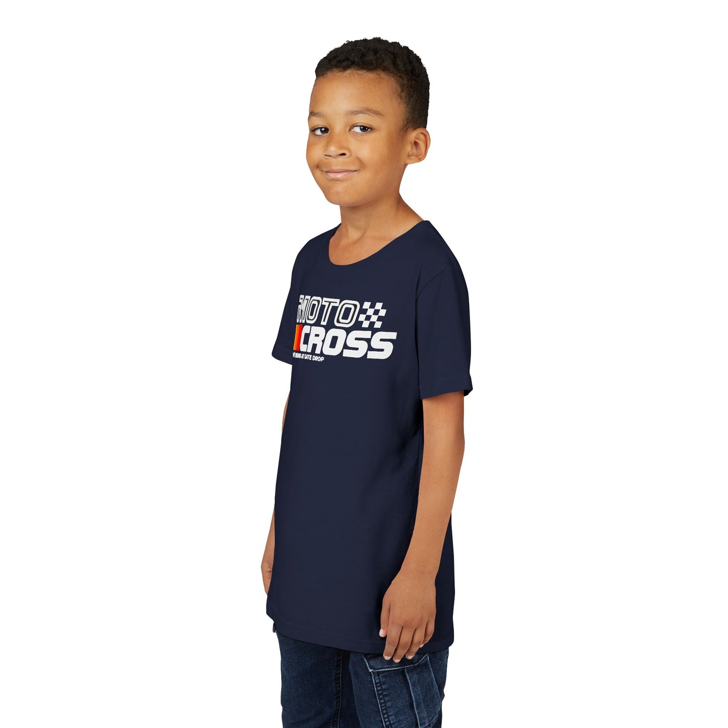 Life Begins at Gate Drop Youth Shirt