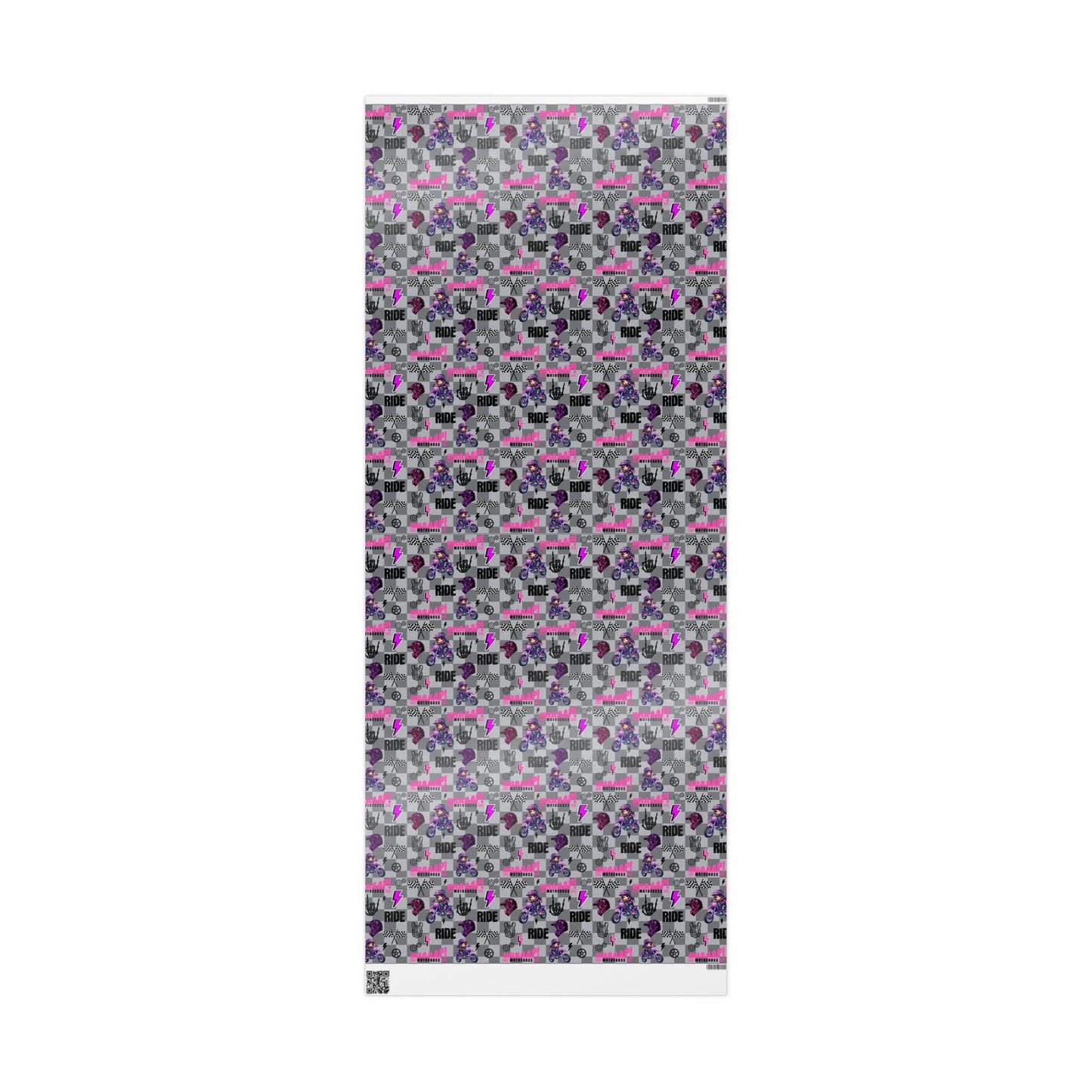 Motocross Girl Dirt Bike Gift Wrap