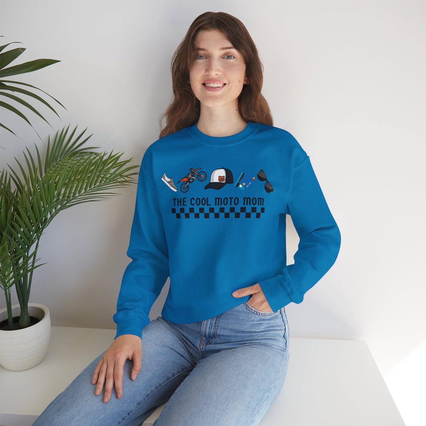 The Cool Moto Mom Custom Sweatshirt