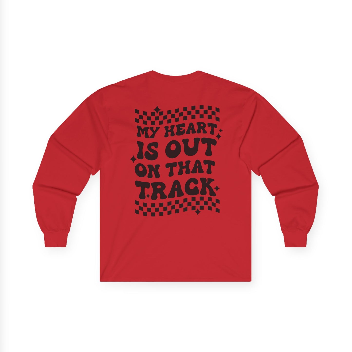Custom Unisex Number Plate Gildan Long Sleeve *You Pick Back Saying*